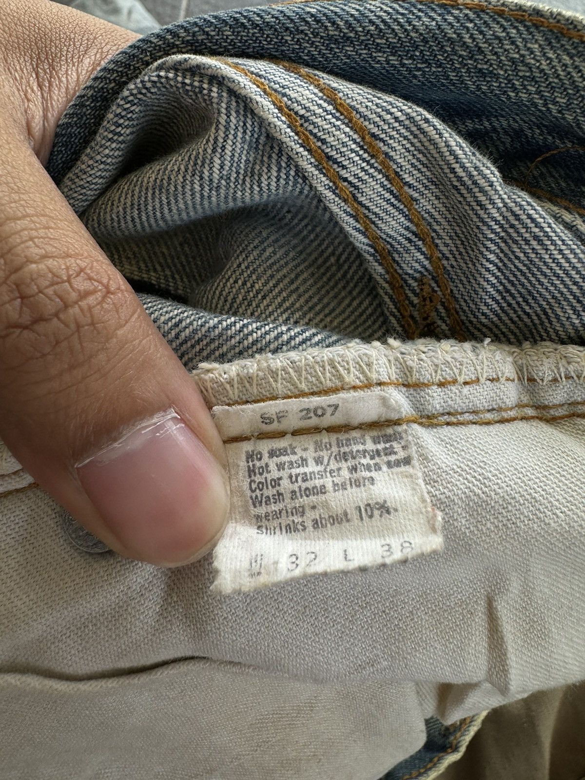 Levi's Vintage 80s Levi's 501 Selvedge Distressed Jeans Kurt Cobain Size US 31 - 18 Thumbnail