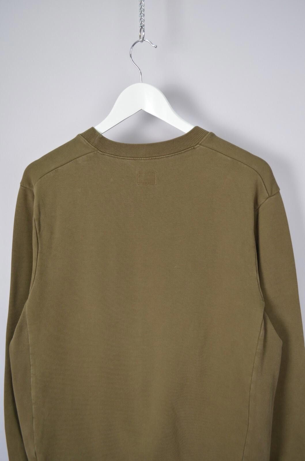 C.P. Company C.P. Company Logo Mens Khaki Crew Neck Sweatshirt Size L Size US L / EU 52-54 / 3 - 11 Thumbnail
