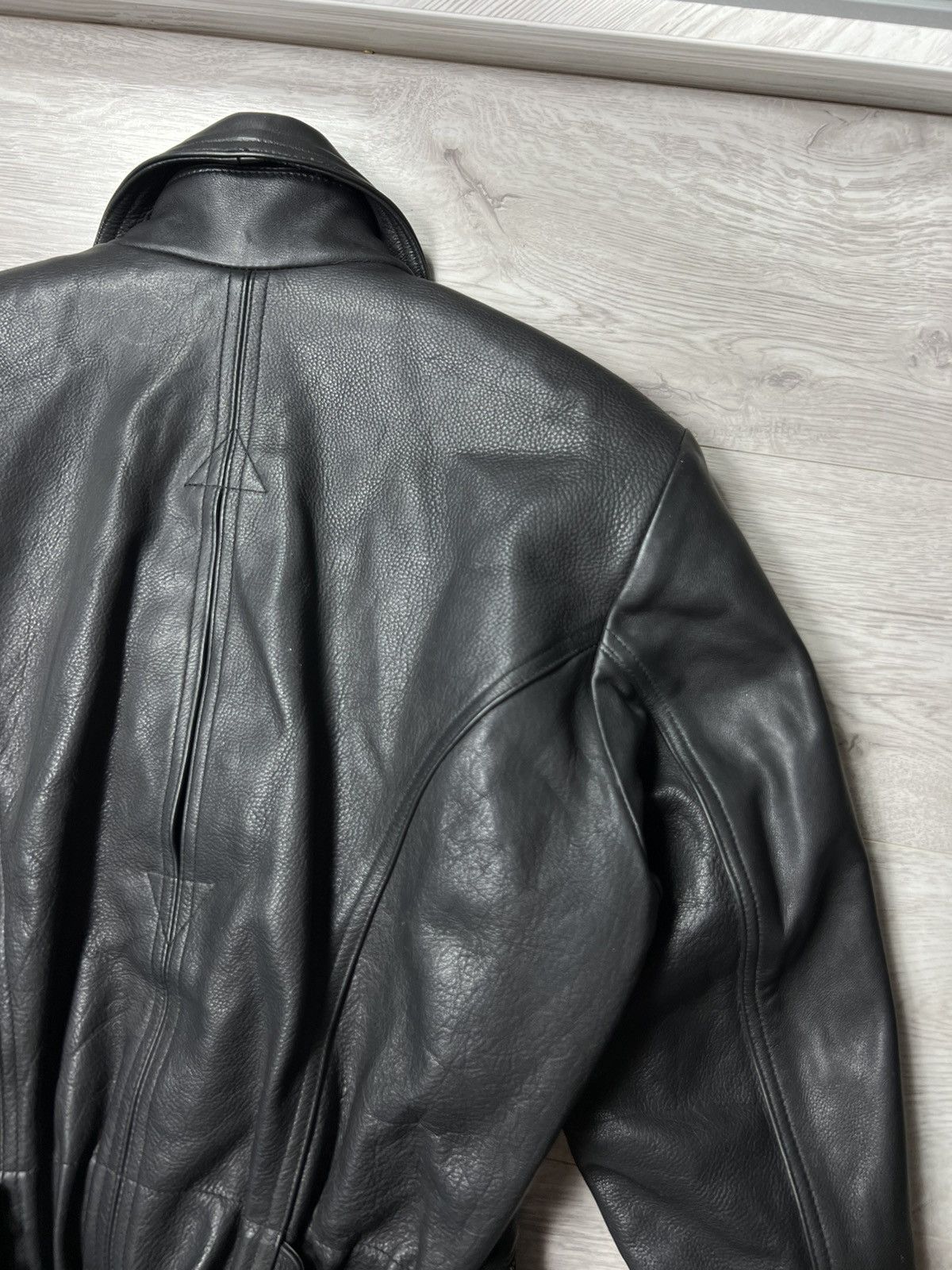 Genuine Leather Vintage Belo Heavyweight Biker Leather Jacket Rock Punk Size US M / EU 48-50 / 2 - 18 Thumbnail