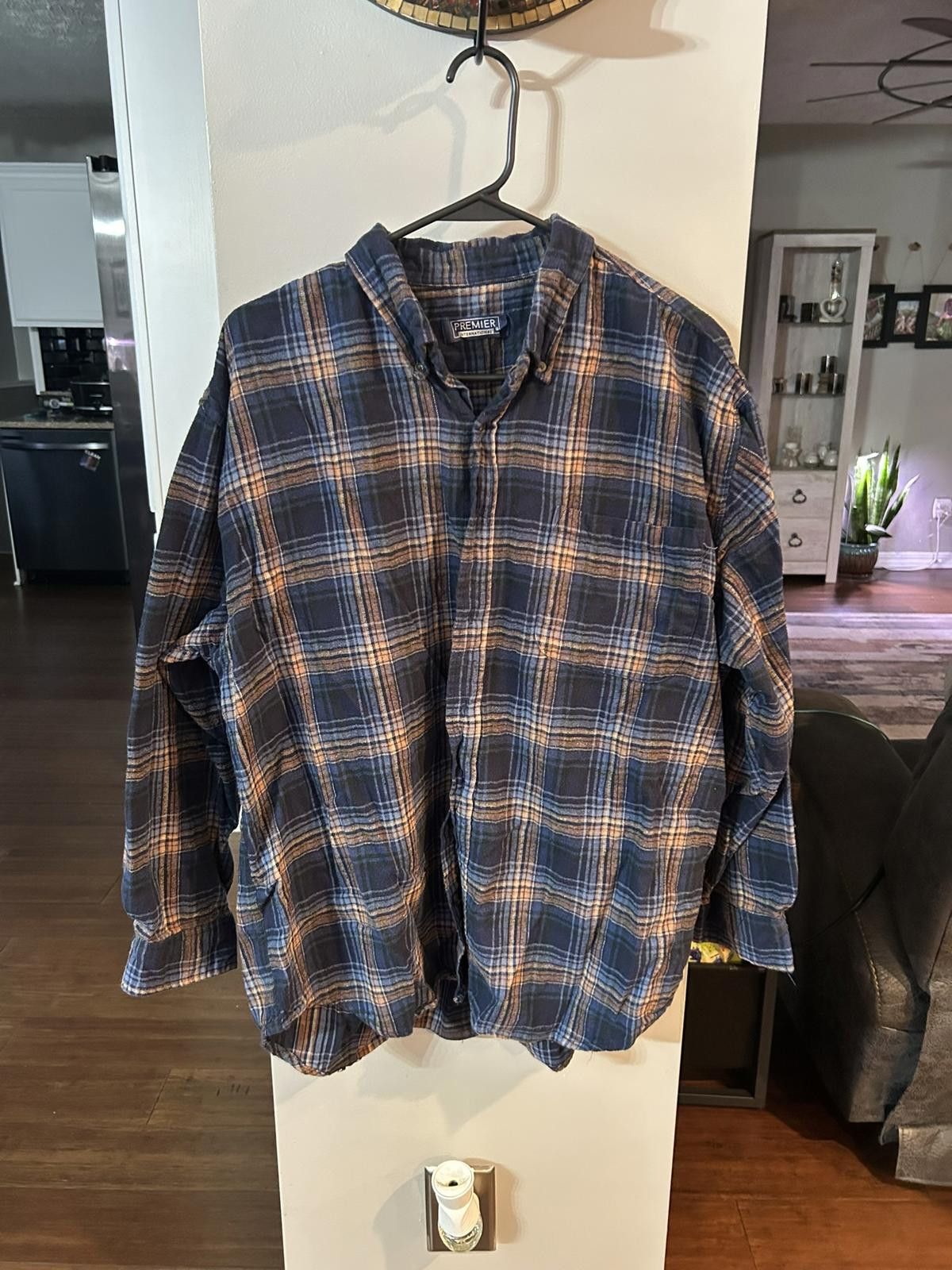 Other Premier International XL Men's Plaid Flannel Shirt Size US XL / EU 56 / 4 - 1 Thumbnail
