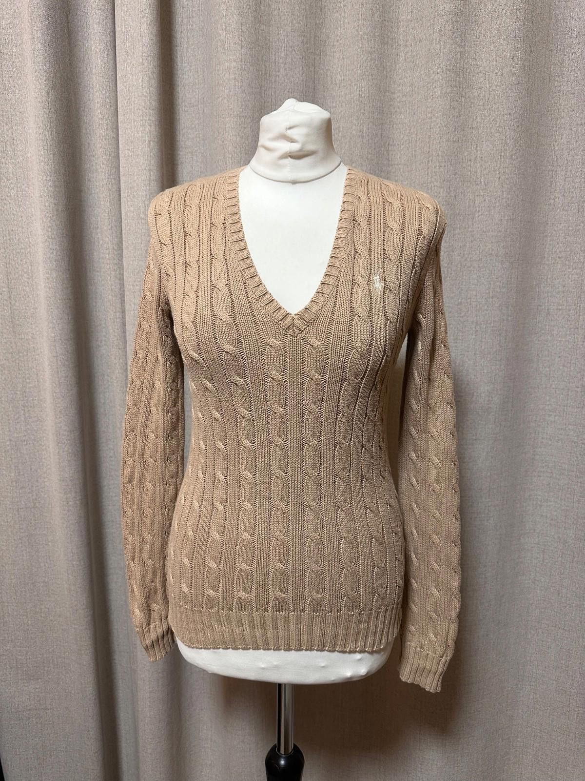 Polo Ralph Lauren Womens Polo Ralph Lauren Sport V-Neck Sweater Sz S Size S / US 4 / IT 40 - 1 Thumbnail
