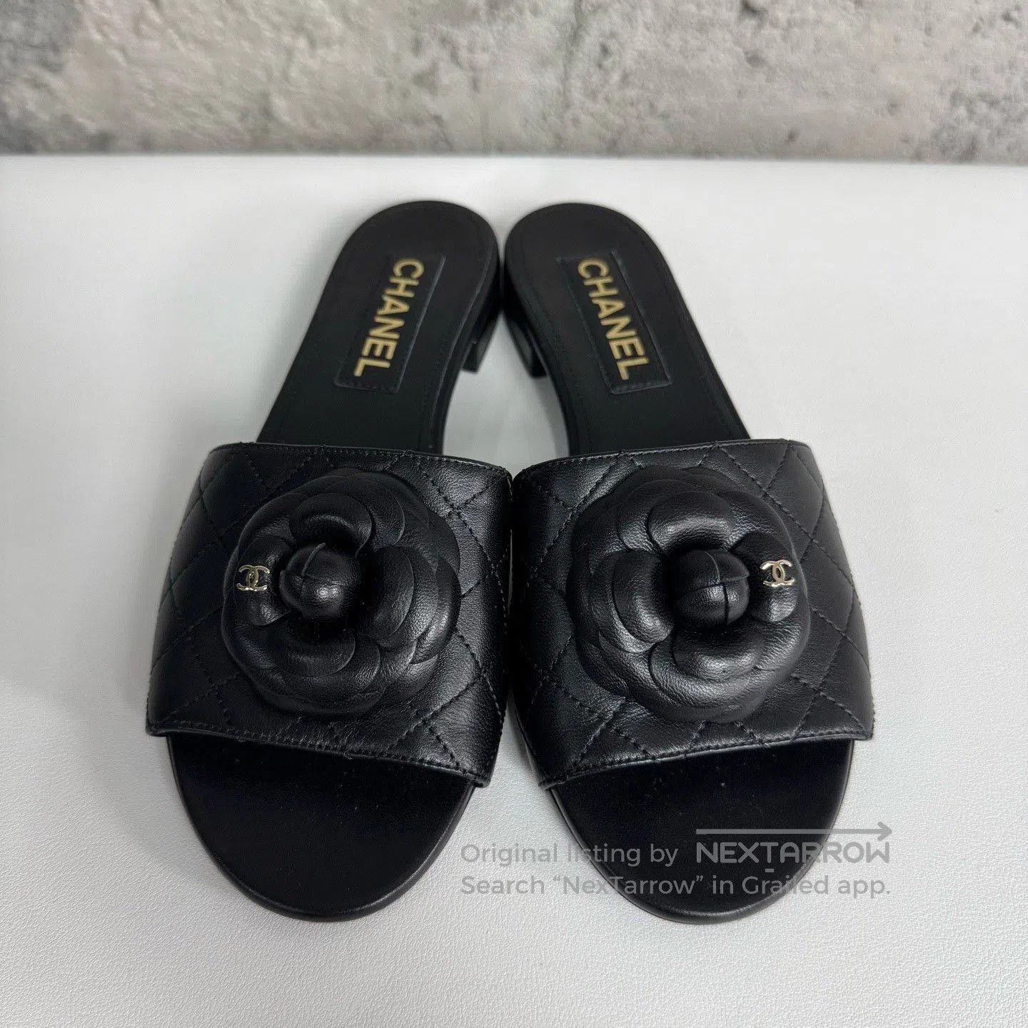 Chanel Chanel Camellia Slippers. Size US 8 / IT 38 - 5 Thumbnail