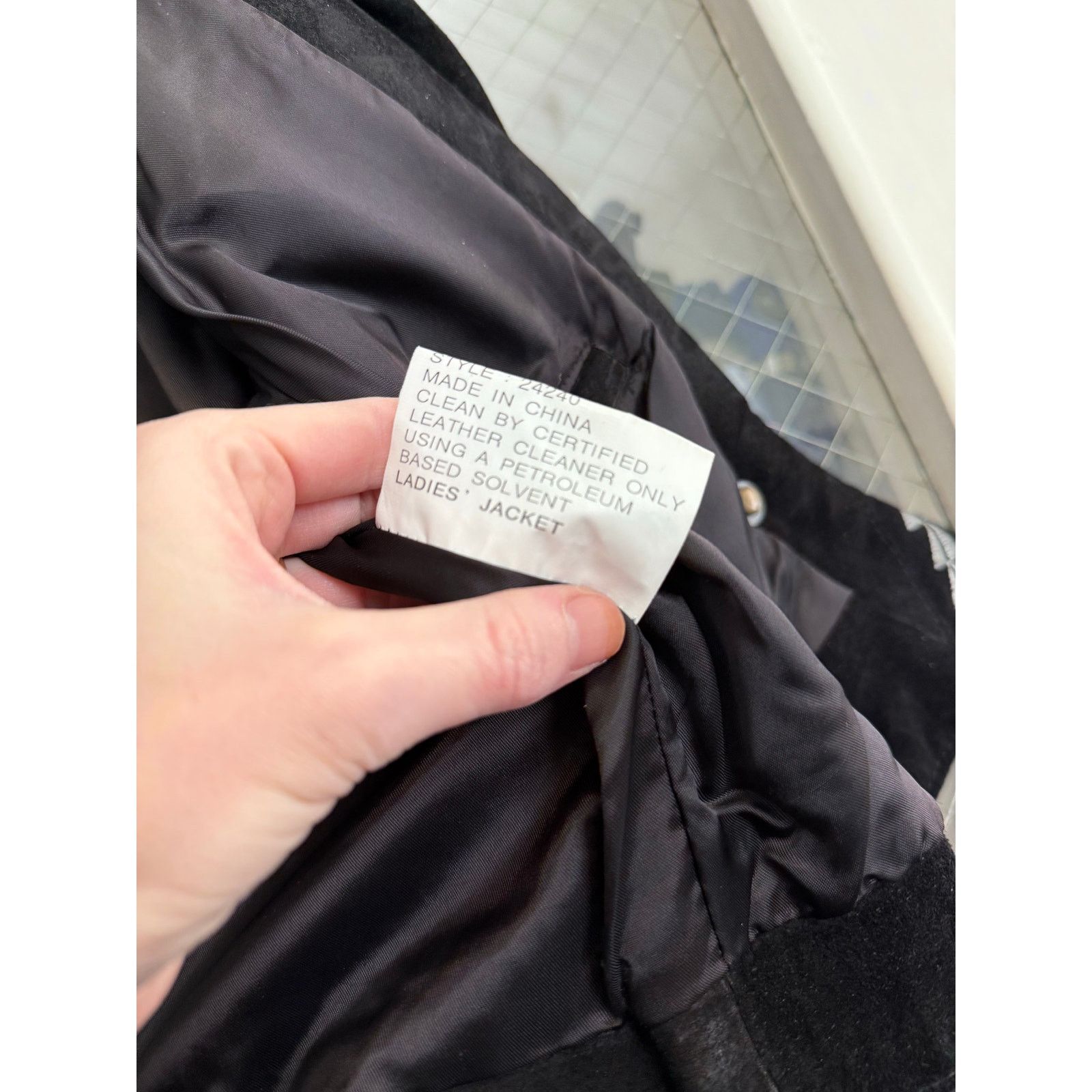 Vintage Vintage Pioneer Wear Black Suede Leather Jacket Sz Med GS Size M / US 6-8 / IT 42-44 - 6 Thumbnail