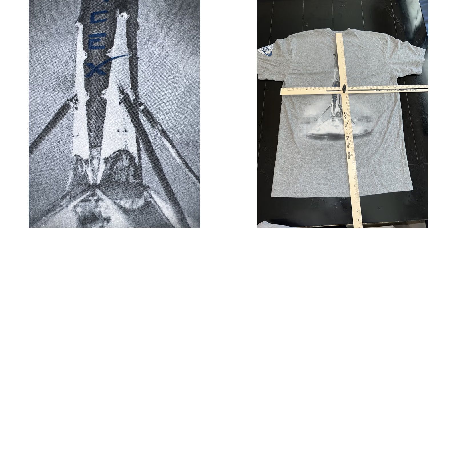 Vintage VINTAGE SpaceX Aerospace Games 2017 Adult Medium Shirt Gray Cotton Crew Neck Short Sleeve Logo Space SpaceX Unisex Adults T-Shirt 2010s Size US M / EU 48-50 / 2 - 8 Thumbnail