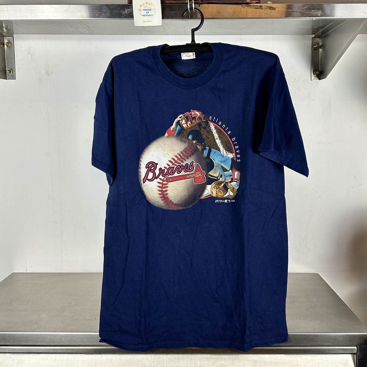 MLB × Vintage Vintage 1999 Atlanta Braves Baseball MLB Large Shirt Size US L / EU 52-54 / 3 - 1 Thumbnail