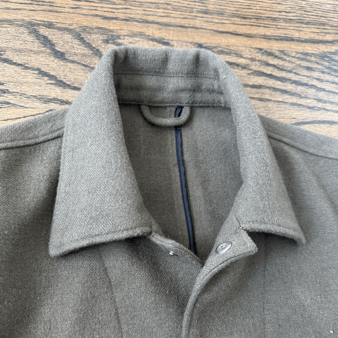 Club Monaco Vintage Olive Wool Officer's Jacket Size US M / EU 48-50 / 2 - 3 Thumbnail