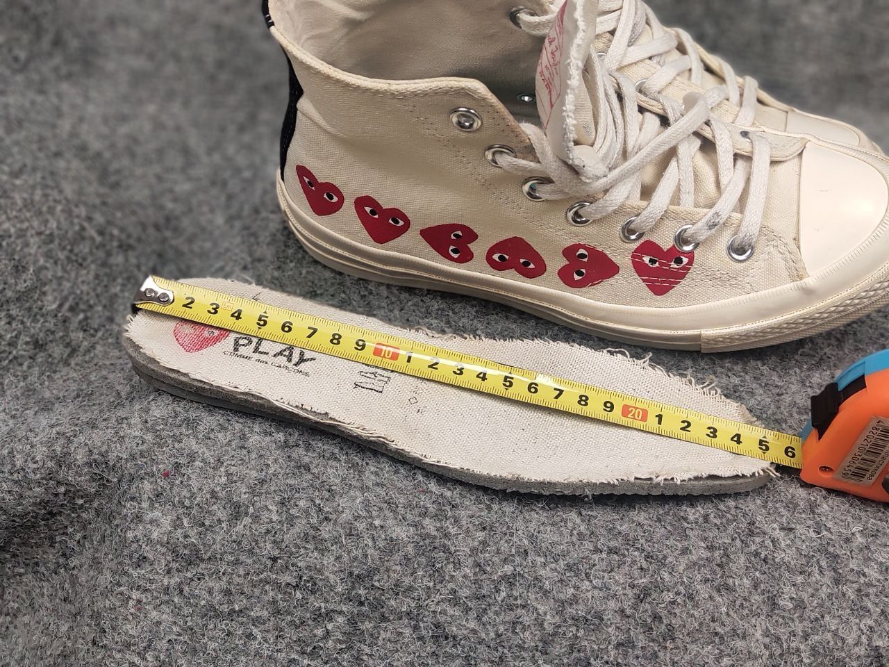 Comme des Garcons PLAY Comme de garcon play converse All Star High Top Sneakers Size US 6 / EU 39 - 19 Thumbnail