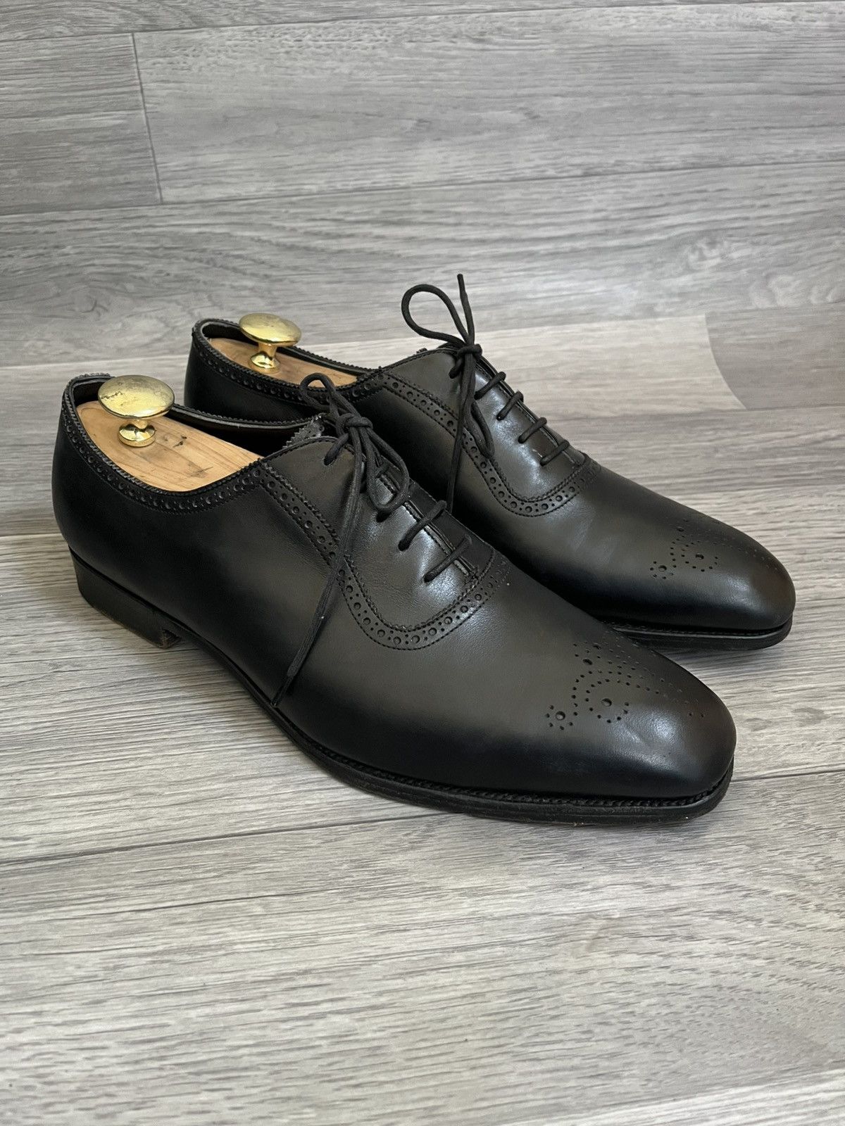 Edward Green Edward green whole cit black leather oxford shoes sz 9.5 Size US 9.5 / EU 42-43 - 1 Thumbnail