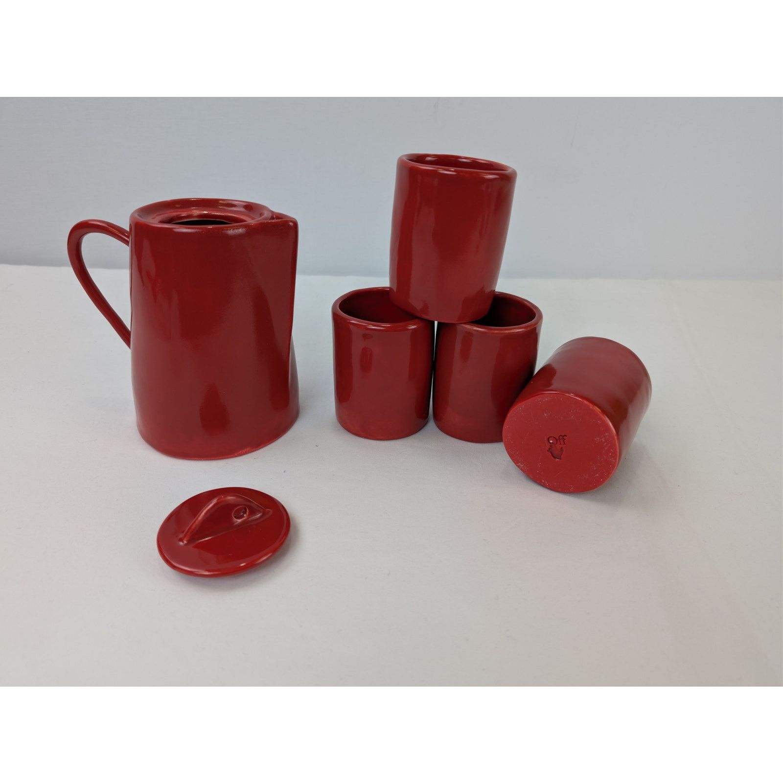 Off-White o1rshd1 Size: OS / Teapot Set in Red Size ONE SIZE - 8 Thumbnail