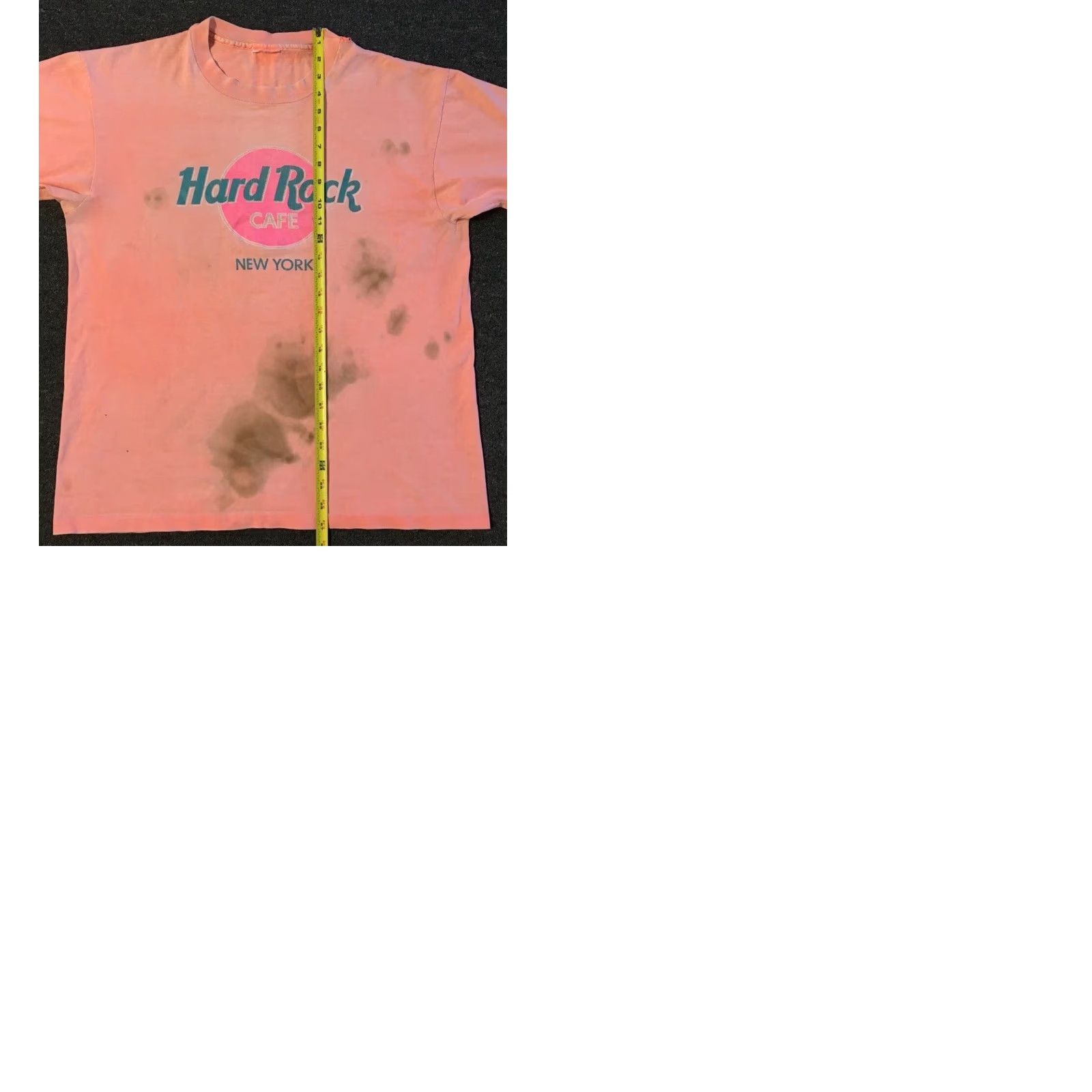 Thrasher Vtg 90s Hard Rock Cafe New York Thrashed Faded Distress Shirt M Grunge Biker Bar Size US M / EU 48-50 / 2 - 11 Thumbnail