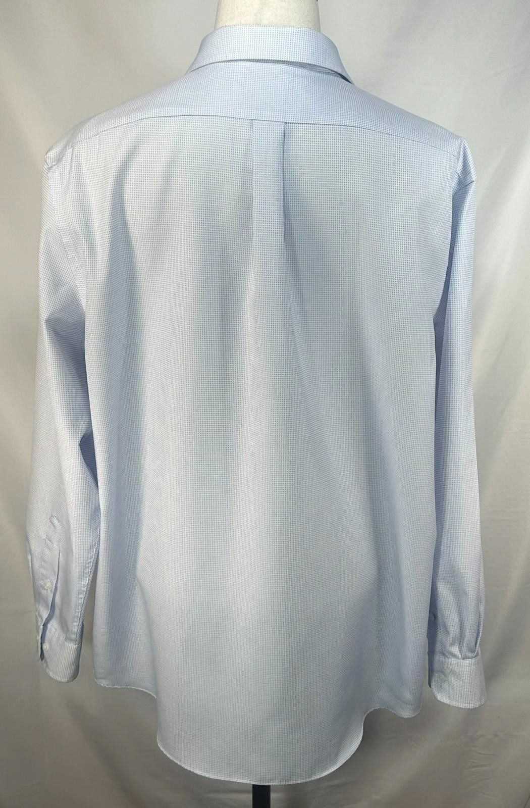Lauren Ralph Lauren Ralph Lauren Regular Non-Iron Checked Button Up Blue Mens XL Size US XL / EU 56 / 4 - 2 Thumbnail