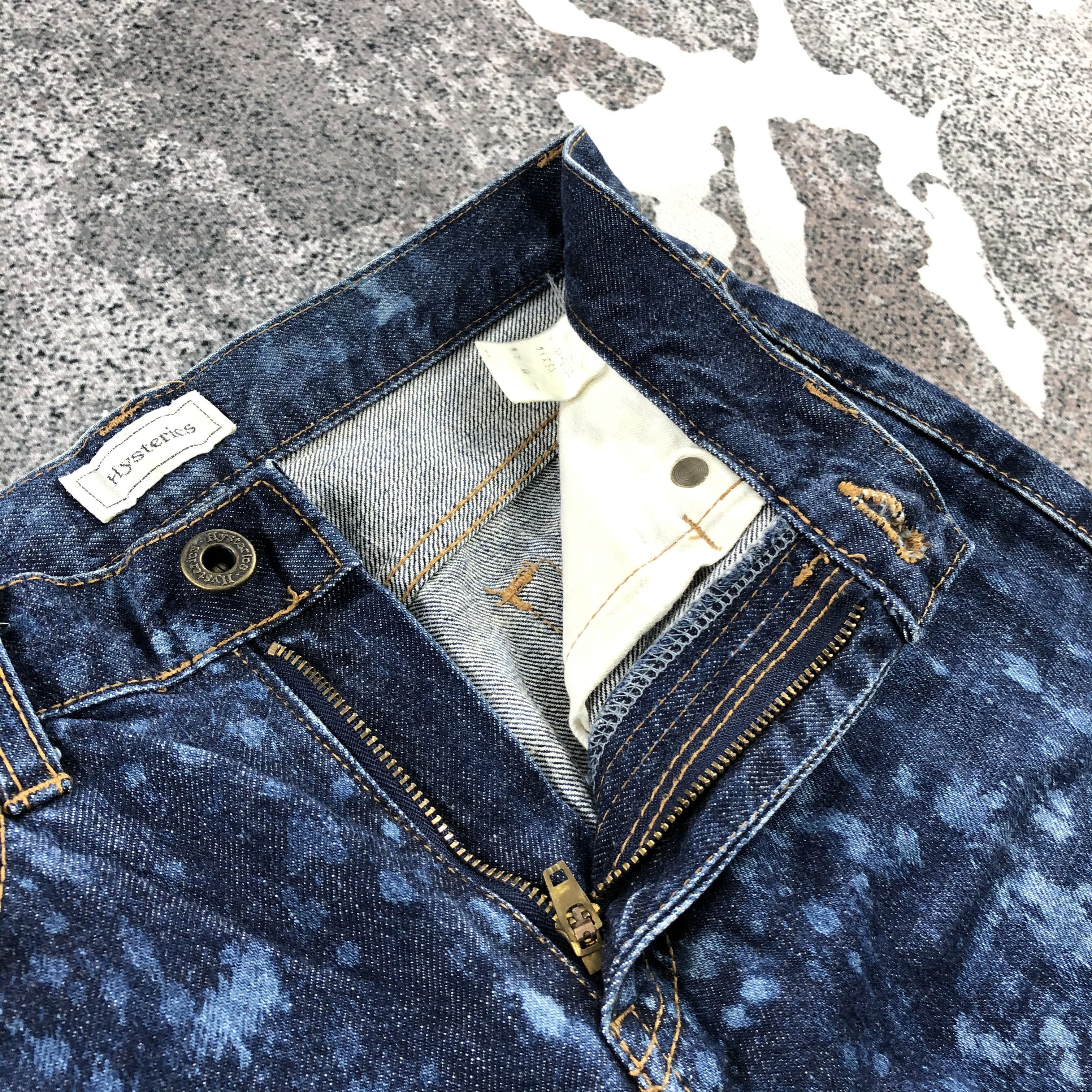 Hysteric Glamour Hysteric Glamour Denim Acid Wash Jeans KJ1020 Size US 28 / EU 44 - 8 Thumbnail