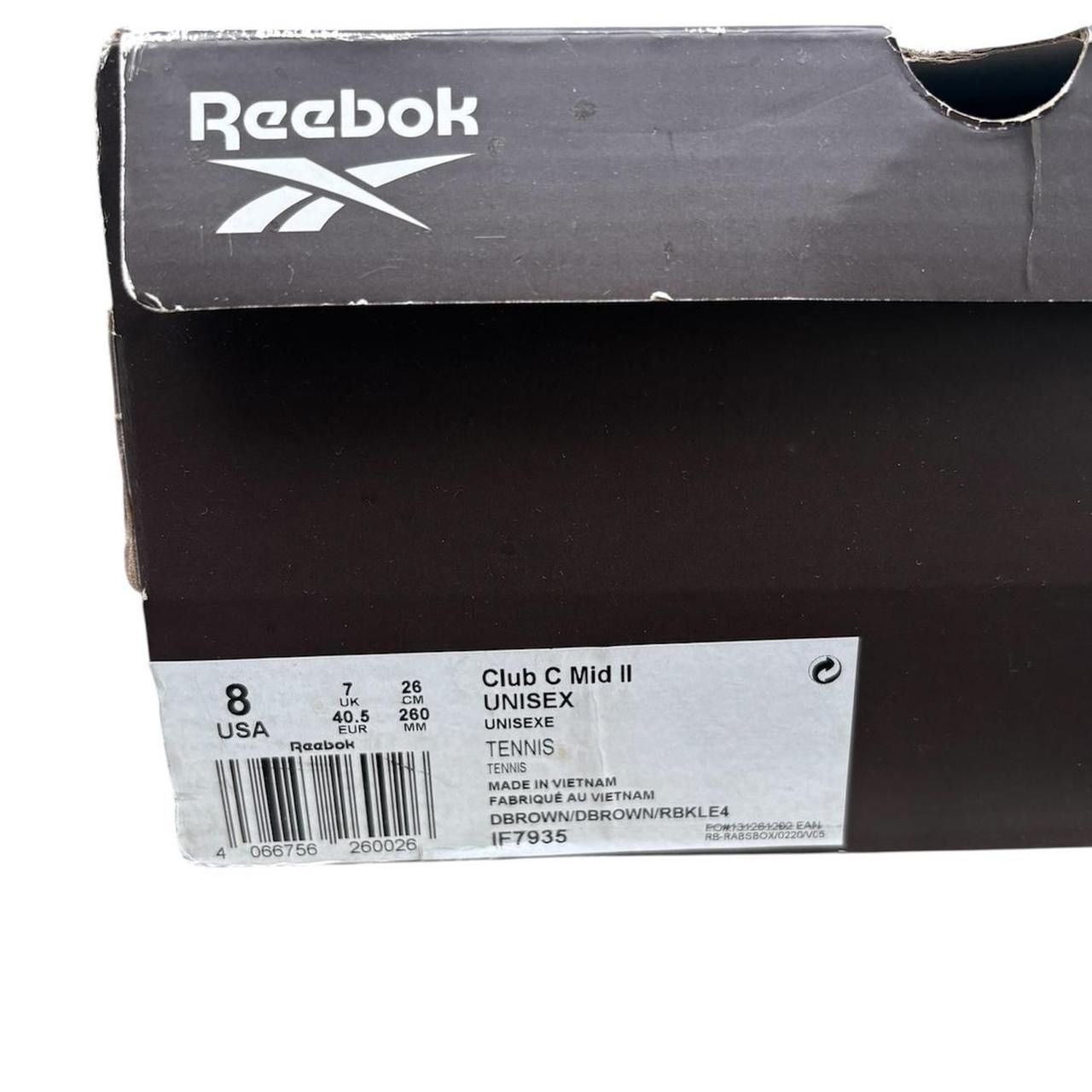 Adsum × Reebok Adsum Reebok Dark Brown Club C Mid II Shoe Size US 8 / EU 41 - 5 Thumbnail