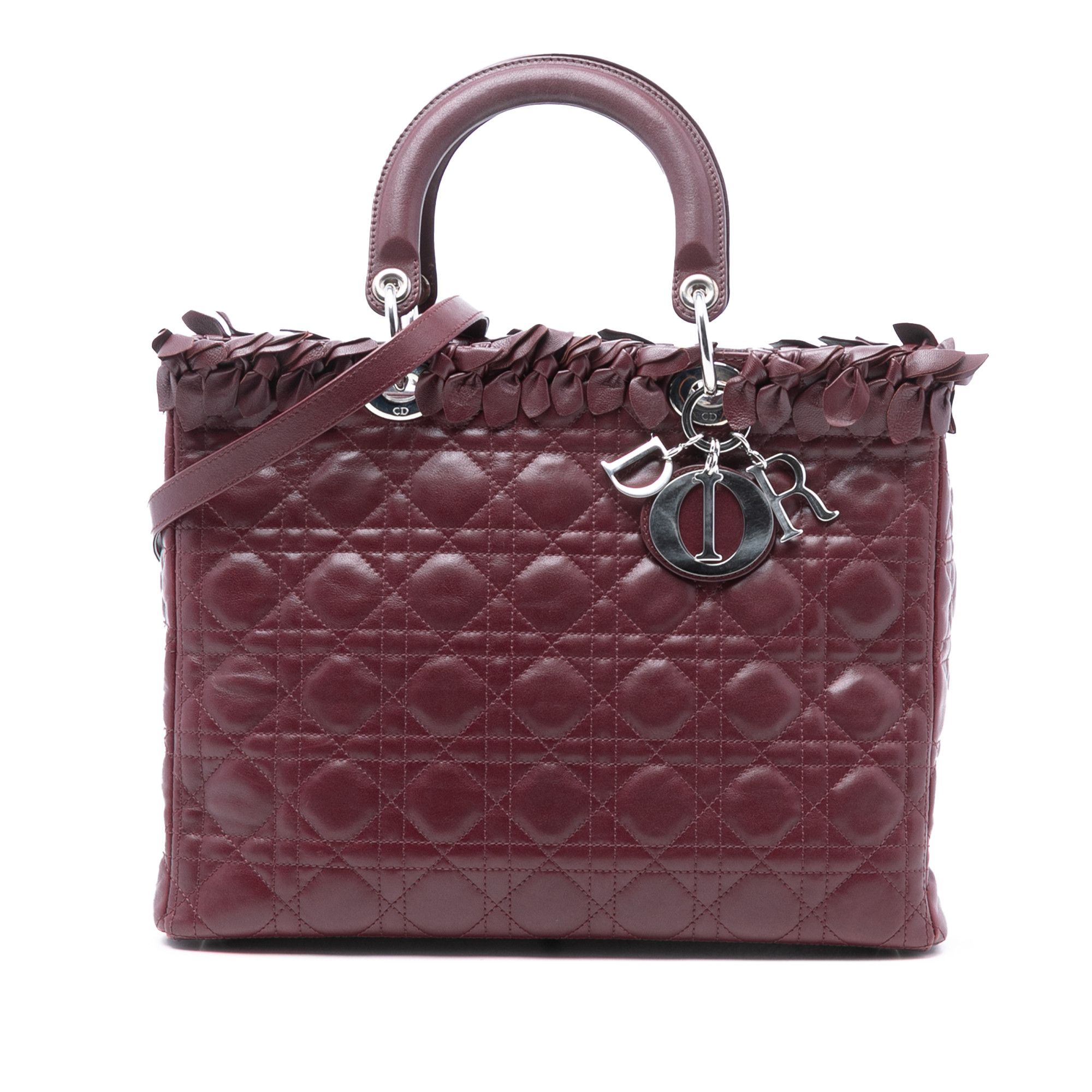 Dior Dior Large Lambskin Cannage Bow Lady Dior Size ONE SIZE - 1 Thumbnail