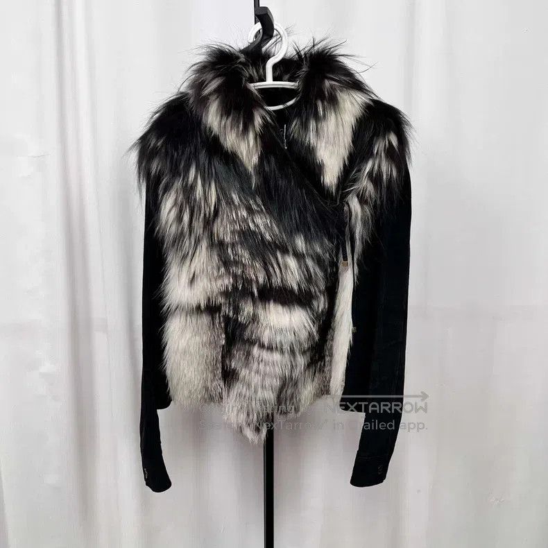 Gucci Gucci Fox fur pigskin short leather jacket Size M / US 6-8 / IT 42-44 - 1 Thumbnail
