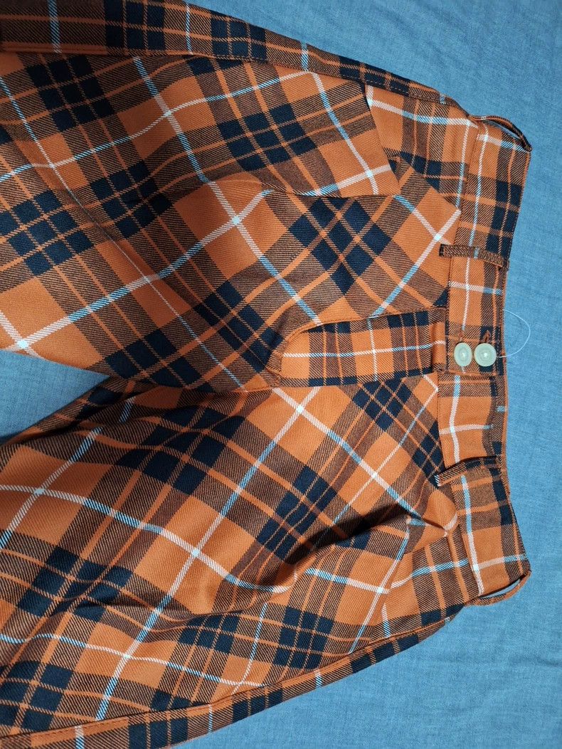 Vivienne Westwood Vivienne Westwood Classic orange plaid trousers Size 26" / US 2 / IT 38 - 2 Thumbnail