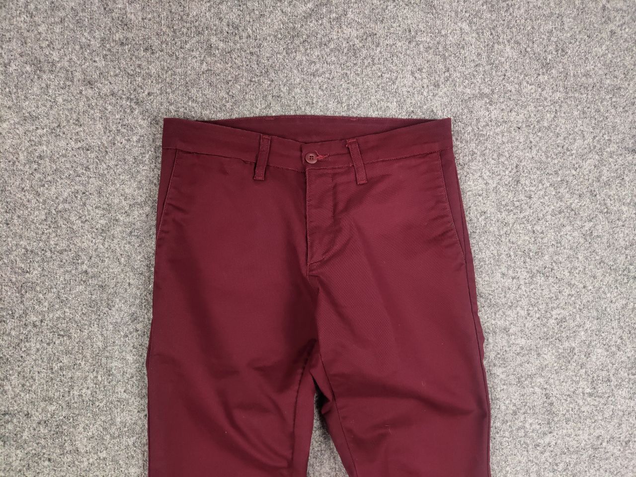 Carhartt × Vintage Carhartt Wip Sid Pants Burgundy Casual Trouser Vintage USA Size US 30 / EU 46 - 4 Thumbnail