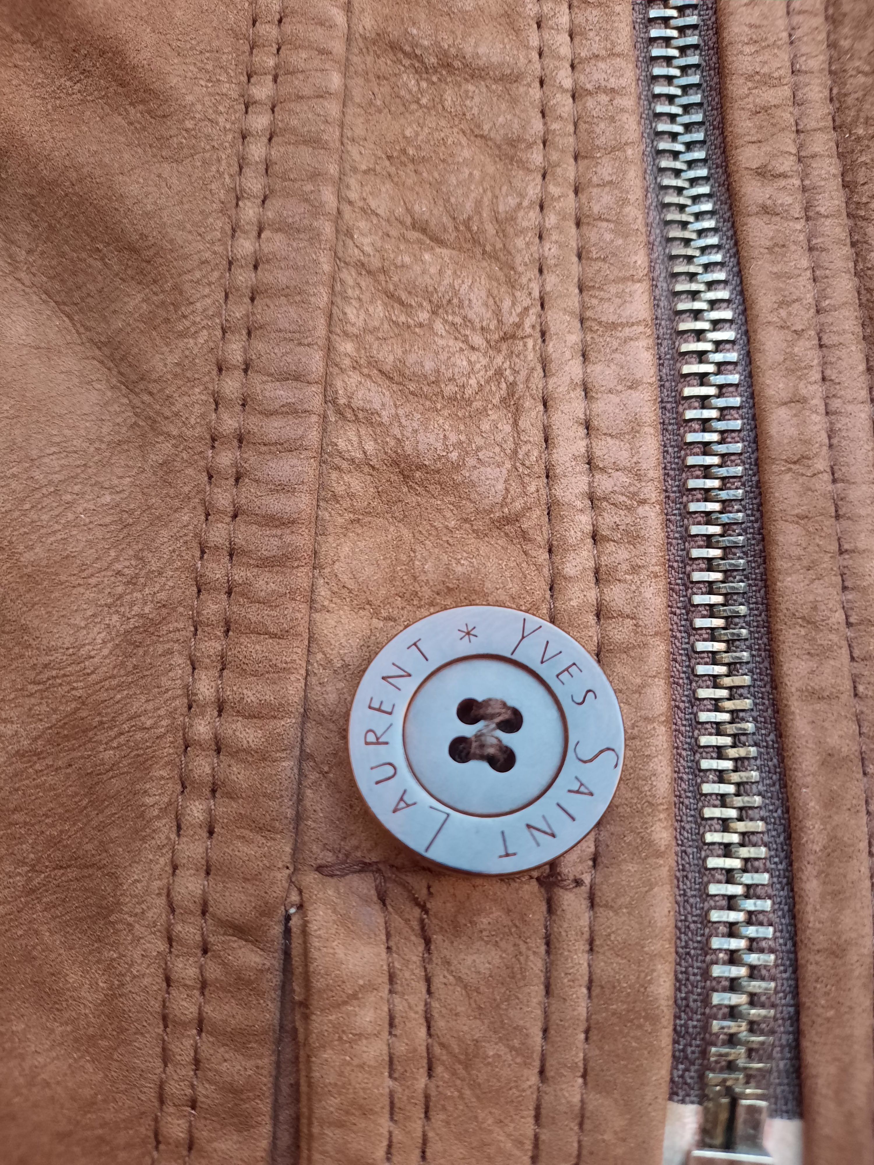 Yves Saint Laurent Yves Saint Laurent utility coat Jacket italy leather SZ 50 Size US M / EU 48-50 / 2 - 9 Thumbnail