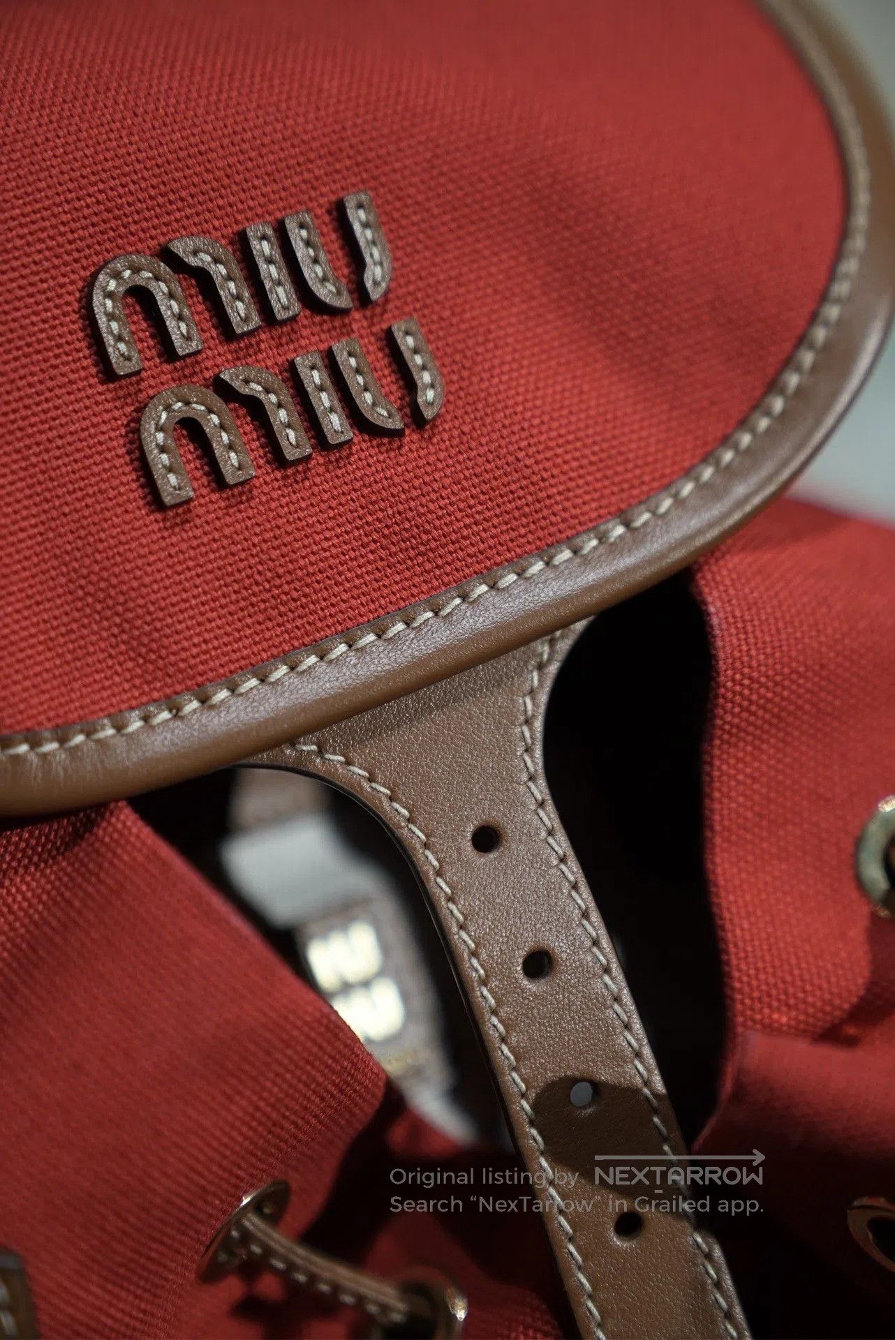 Miu Miu Miu Miu Preppy Style Backpack. Size ONE SIZE - 2 Thumbnail
