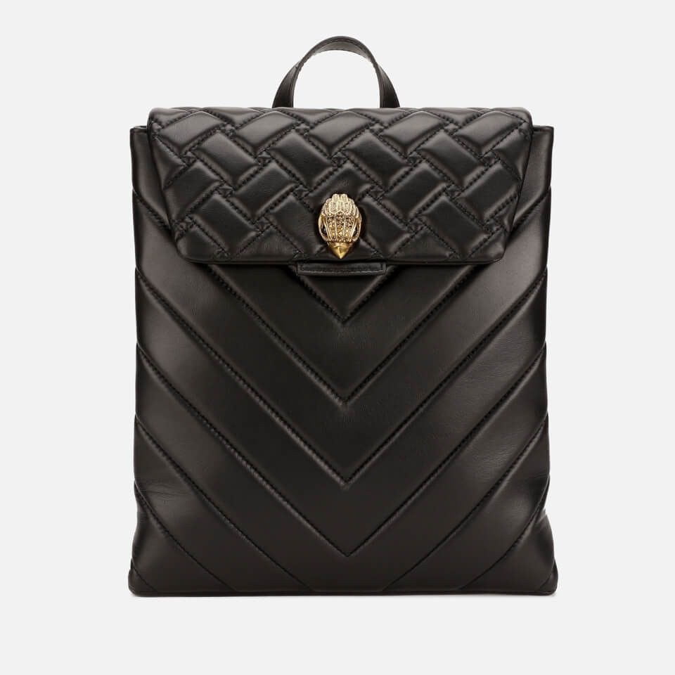 Kurt Geiger Kurt Geiger Leather Kensington Backpack - Black Size ONE SIZE - 1 Thumbnail