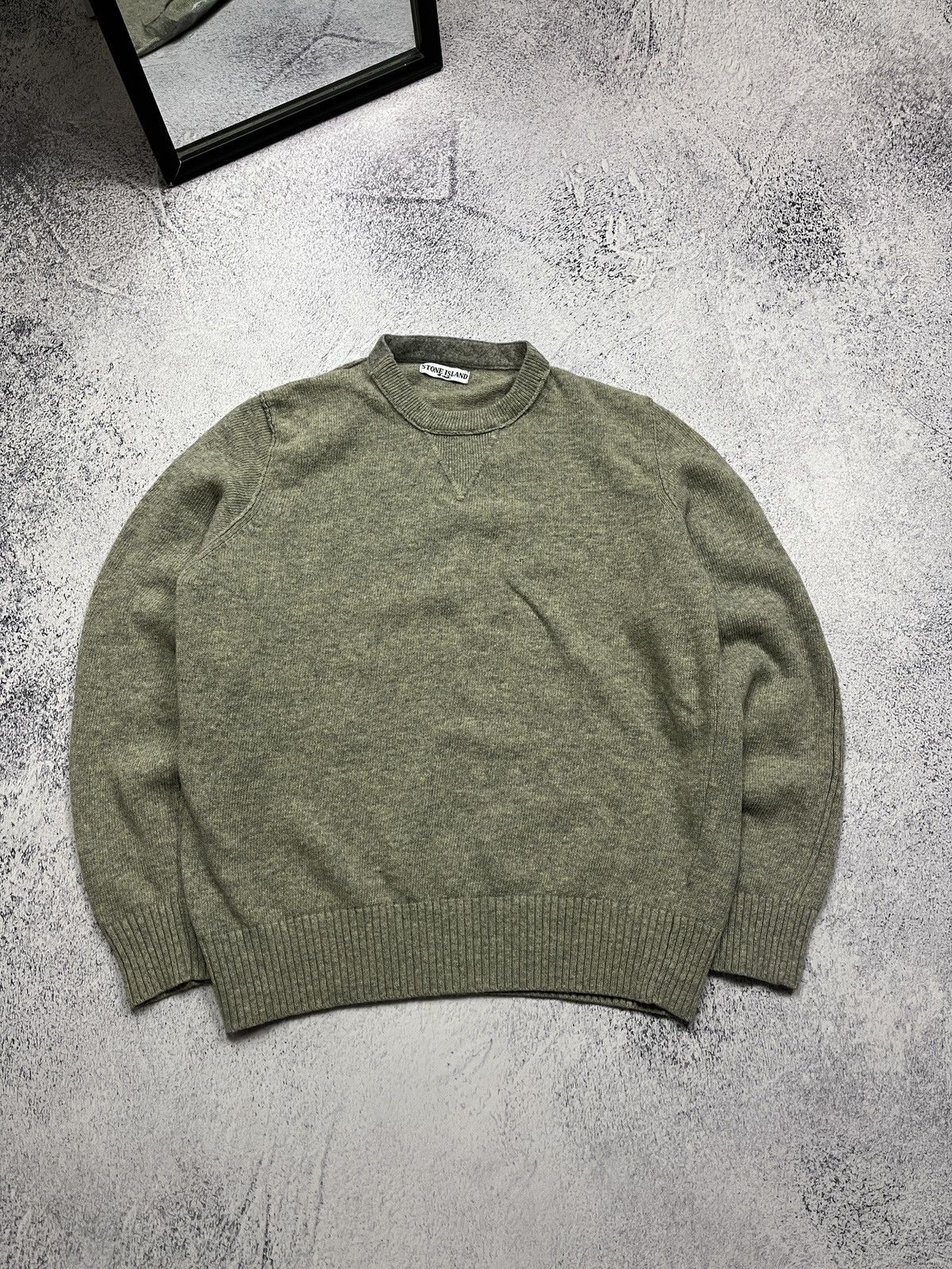 Stone Island Vintage Stone Island 2007 Wool Knit Sweater Archive Rare Size US XXL / EU 58 / 5 - 1 Thumbnail