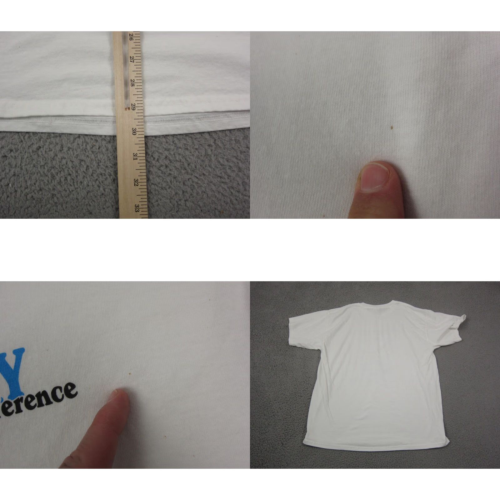 Gildan VINTAGE Gildan Shirt Mens XL White Short Sleeve Crew Neck T-Shirt Reading Books Library 70s 80s 90s City Classic Mens Size US XL / EU 56 / 4 - 8 Thumbnail