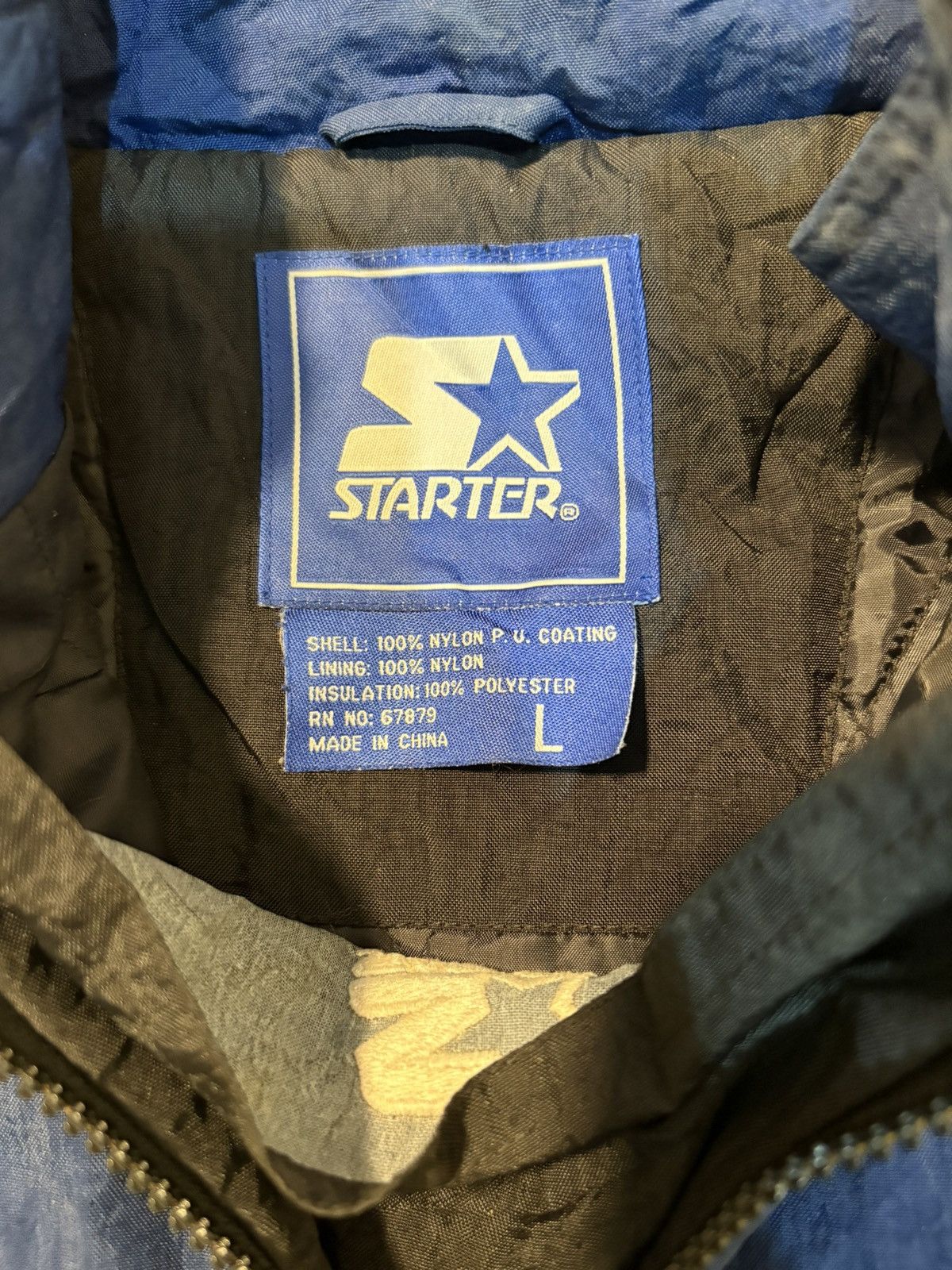 Starter VTG 90s Michigan STARTER Anorak Jacket Men’s L MINT Size US L / EU 52-54 / 3 - 15 Thumbnail