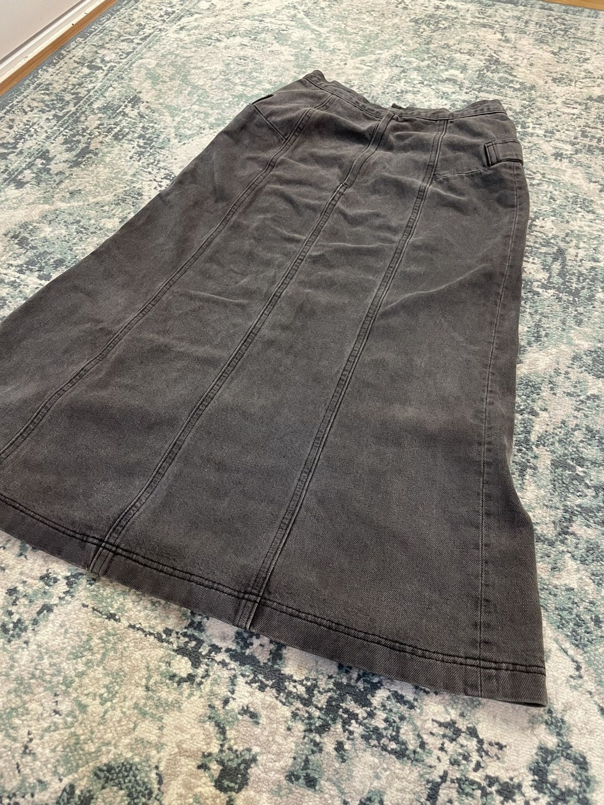 Comme des Garcons SS02 Comme des Garcons Black Denim Double Pocket Skirt Size 24" / US 00 / IT 34 - 5 Thumbnail