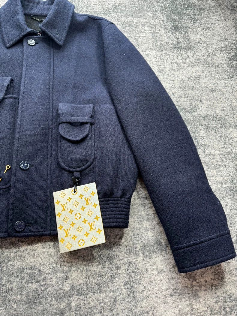 Louis Vuitton Louis Vuitton Dark blue pin pocket wool jacket 2501-Nextarr Size US S / EU 44-46 / 1 - 5 Thumbnail