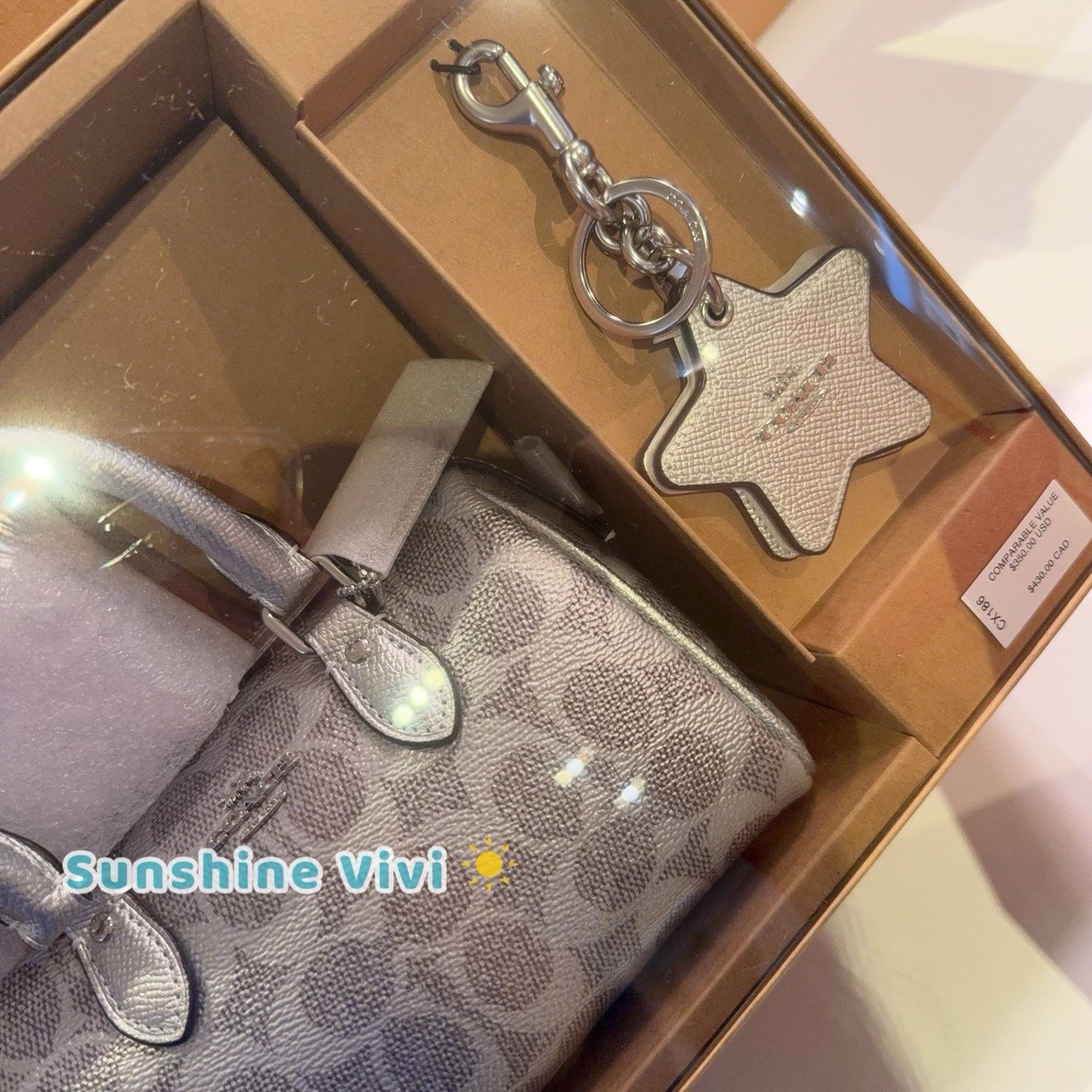 Coach NWT Coach Boxed Mini Rowan Crossbody Bag Mirror Charm CX186 Size ONE SIZE - 4 Thumbnail