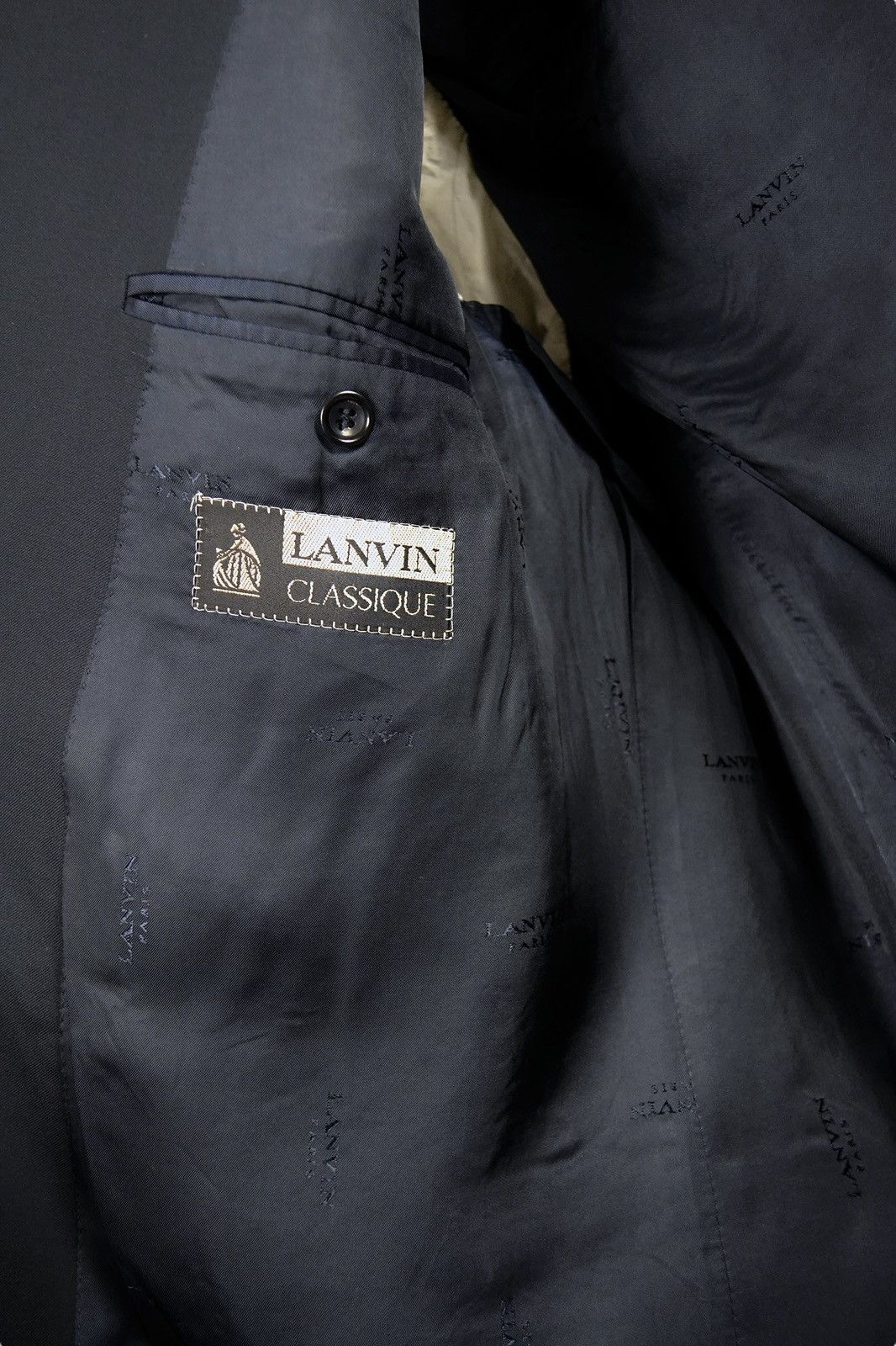 Lanvin Lanvin Double-Breasted Wool Blazer Size 52L - 13 Thumbnail