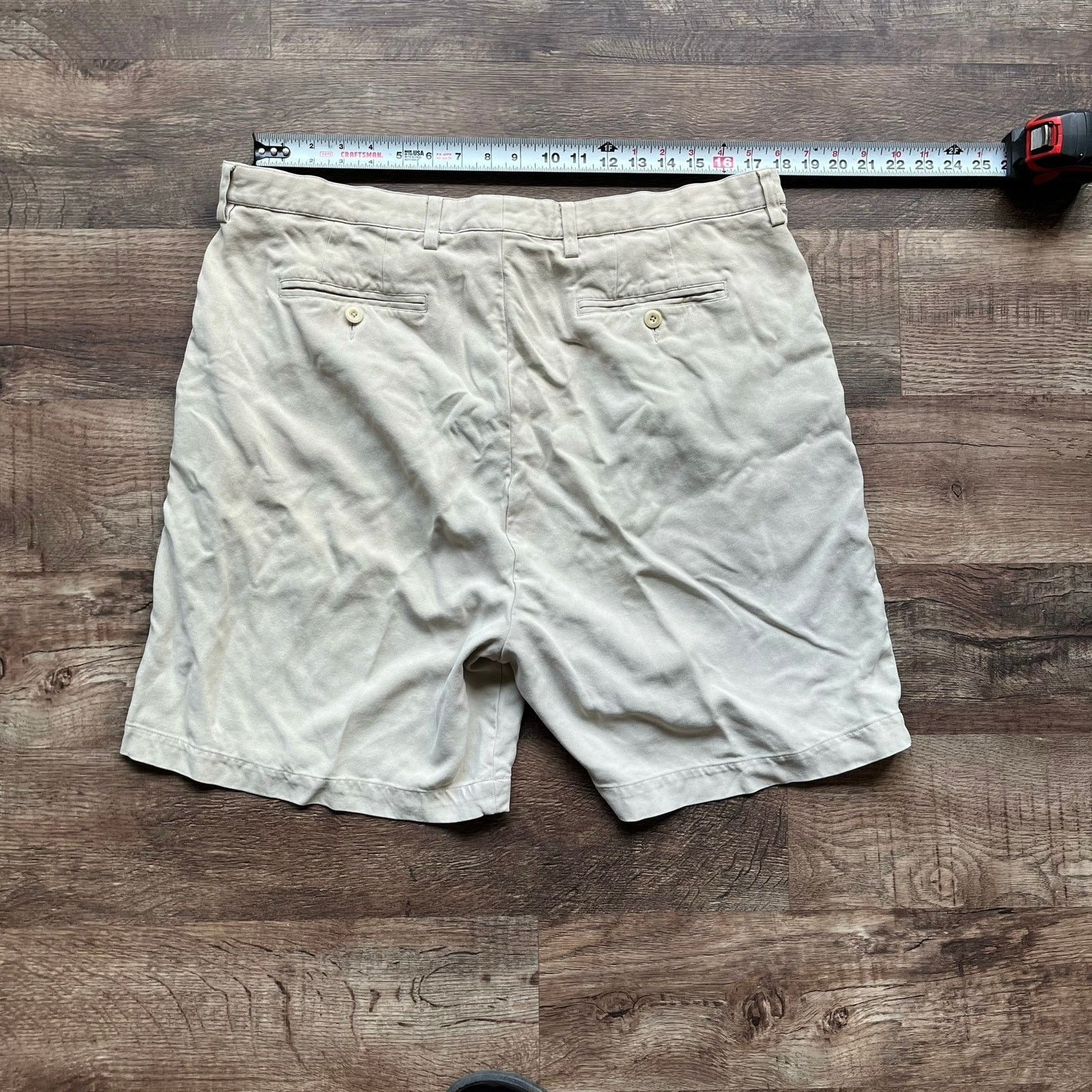 Nat Nast Nat Nast Luxury Mens 100% Silk Shorts Sz 38 Bermuda Pleated Size US 38 / EU 54 - 2 Thumbnail