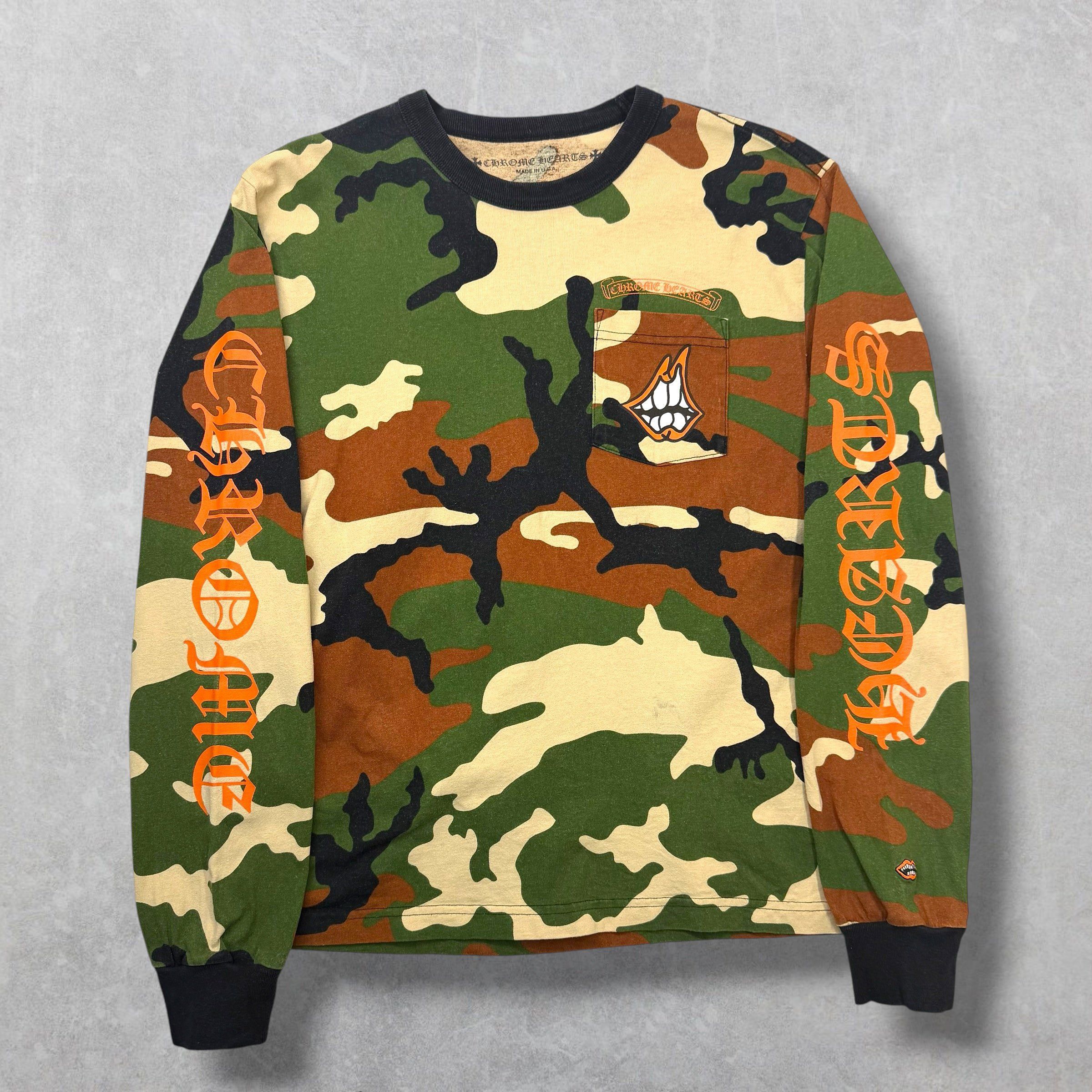 Chrome Hearts Chrome Hearts Matty Boy Caution Camo L/S M (S) Size US S / EU 44-46 / 1 - 2 Thumbnail
