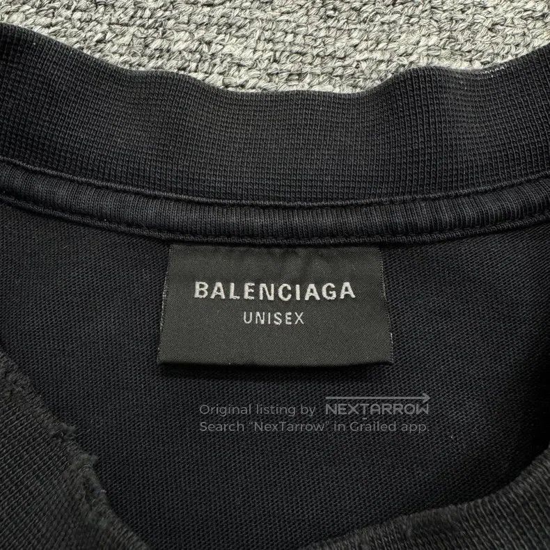 Balenciaga Balenciaga Washed Distressed Destroyed Tape Letter Short S Size US S / EU 44-46 / 1 - 2 Thumbnail