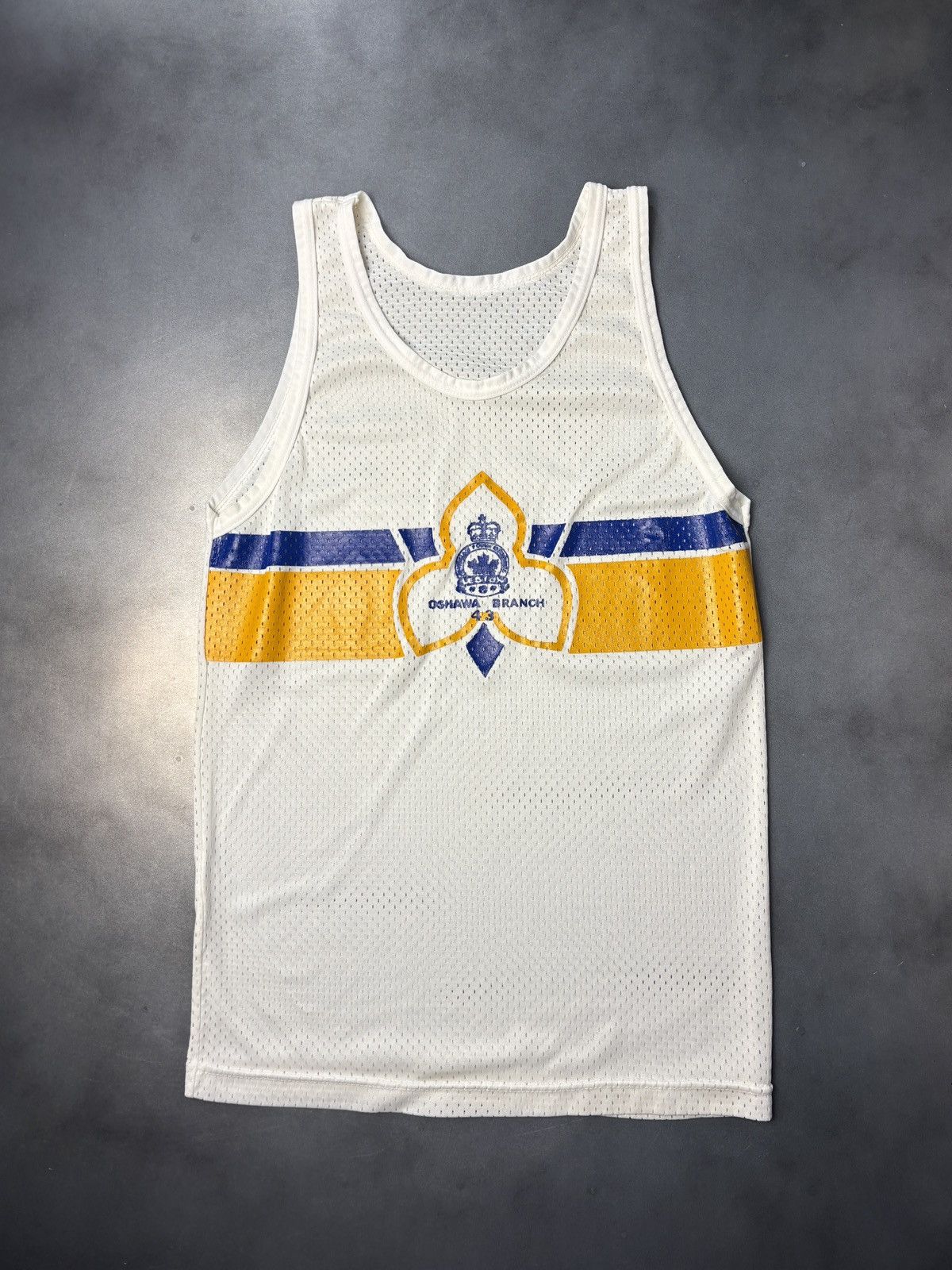 Vintage 1980s Vintage Pinney Mesh Tanktop Sportswear Oshawa Practice Size US S / EU 44-46 / 1 - 1 Thumbnail