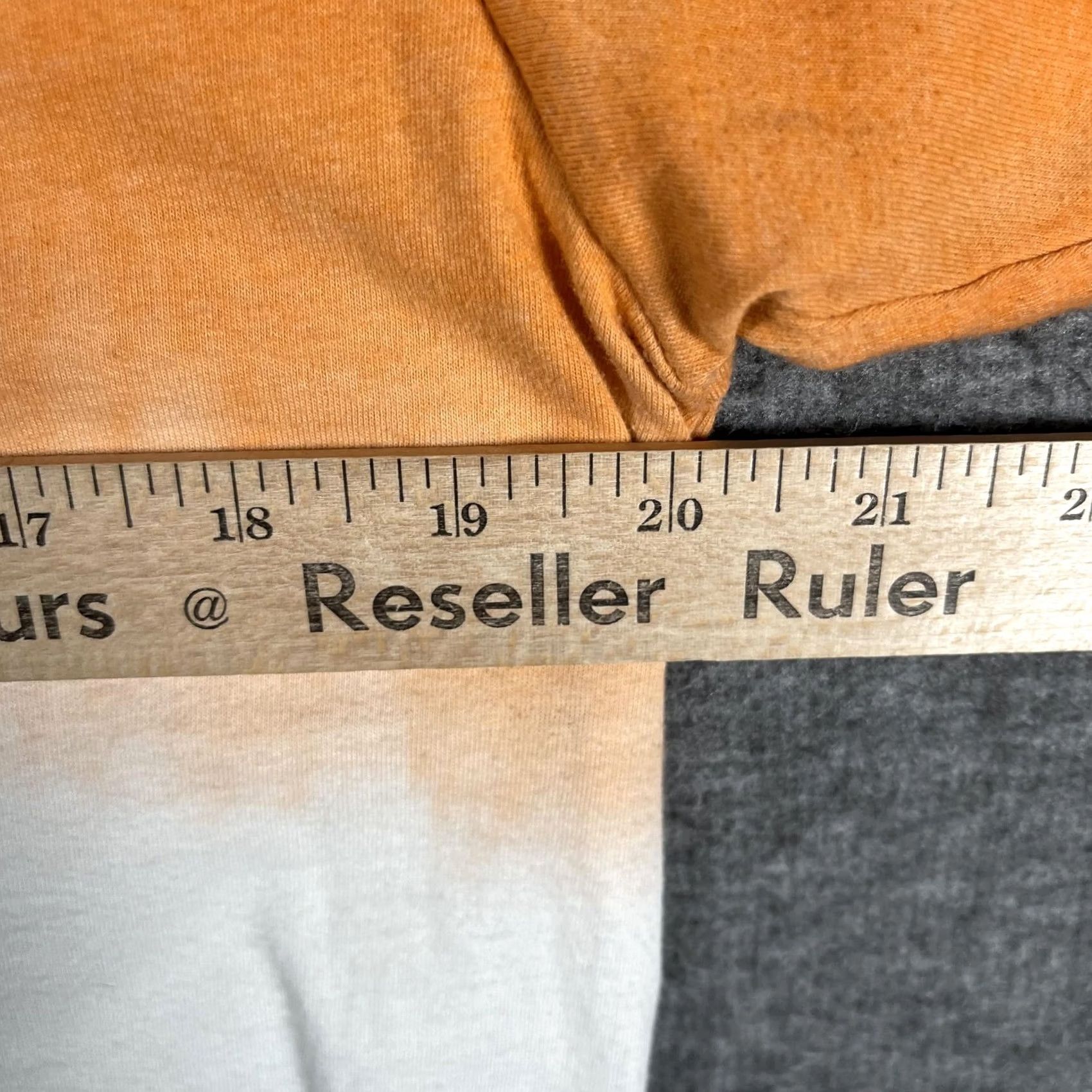 Vintage Society Shirt Mens M Orange Ombre V 2K Style Tee Size US M / EU 48-50 / 2 - 4 Thumbnail