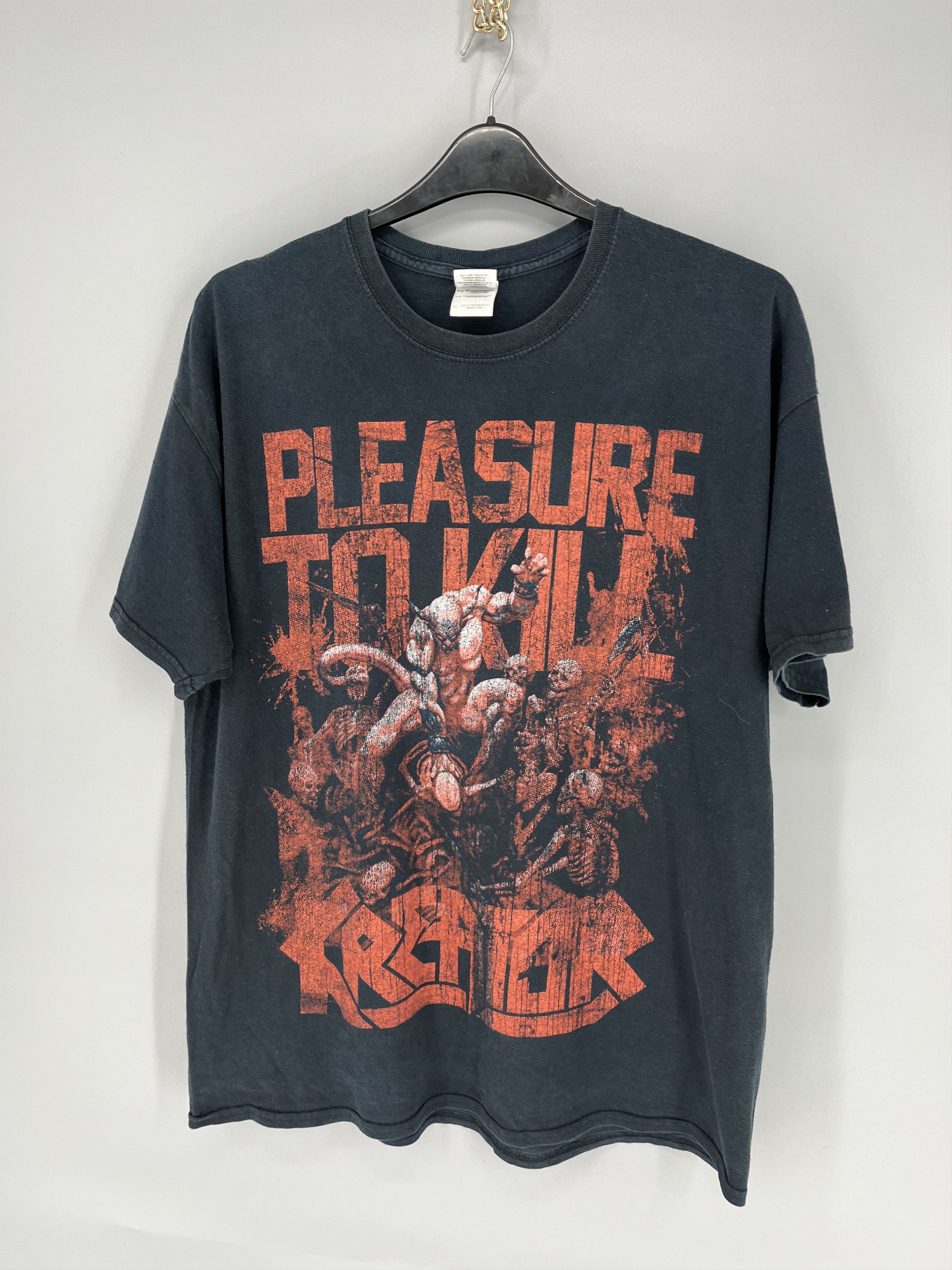 Band Tees Kreator pleasure to kill T-shirt band rock tee size XLarge Size US XL / EU 56 / 4 - 3 Thumbnail