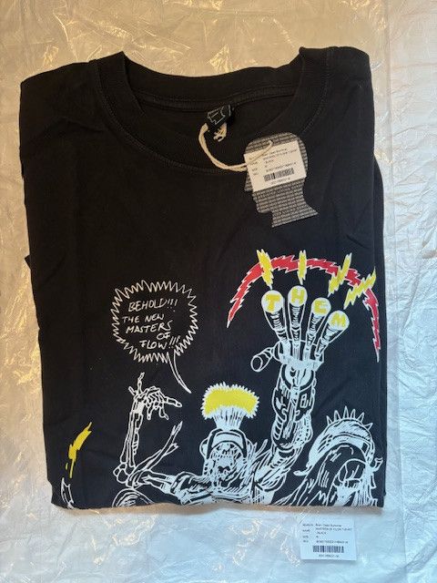 Brain Dead Brain Dead x Them Masters Of Flow T-Shirt, Black Medium Size US M / EU 48-50 / 2 - 2 Thumbnail