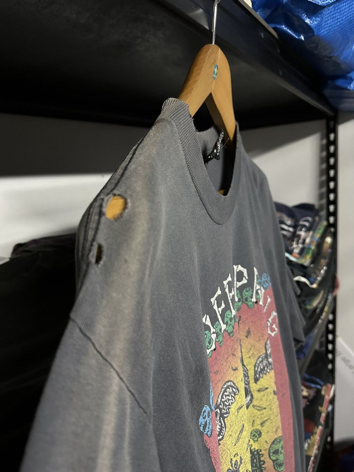 Band Tees Thrashed Vintage 90s The Offspring On The Hombray Faded Tee Size US L / EU 52-54 / 3 - 14 Thumbnail