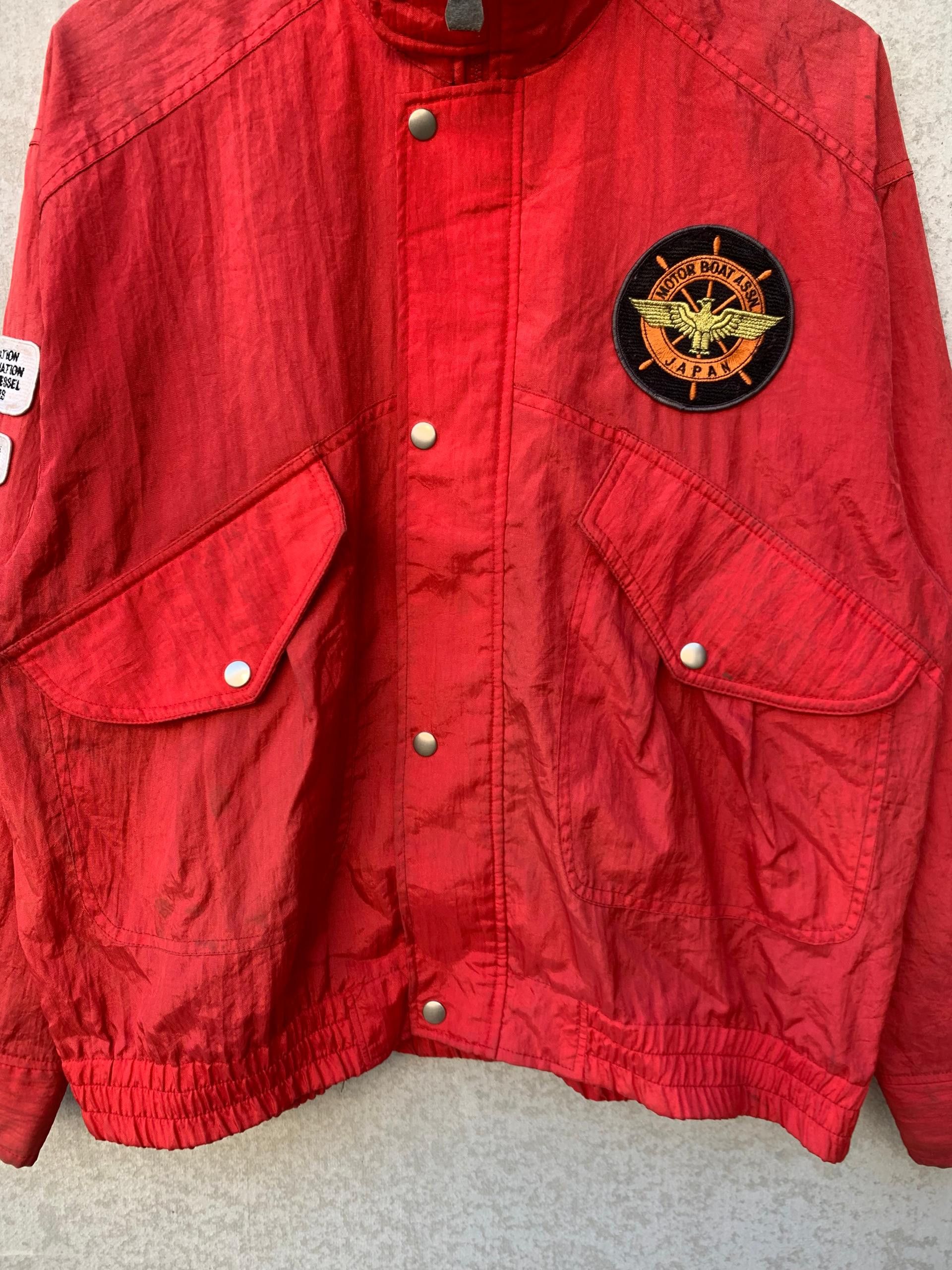 Designer × Japanese Brand × Vintage Vintage Damid Hicks Motor Boat Assn Japan Nylon Jacket Size US L / EU 52-54 / 3 - 10 Thumbnail