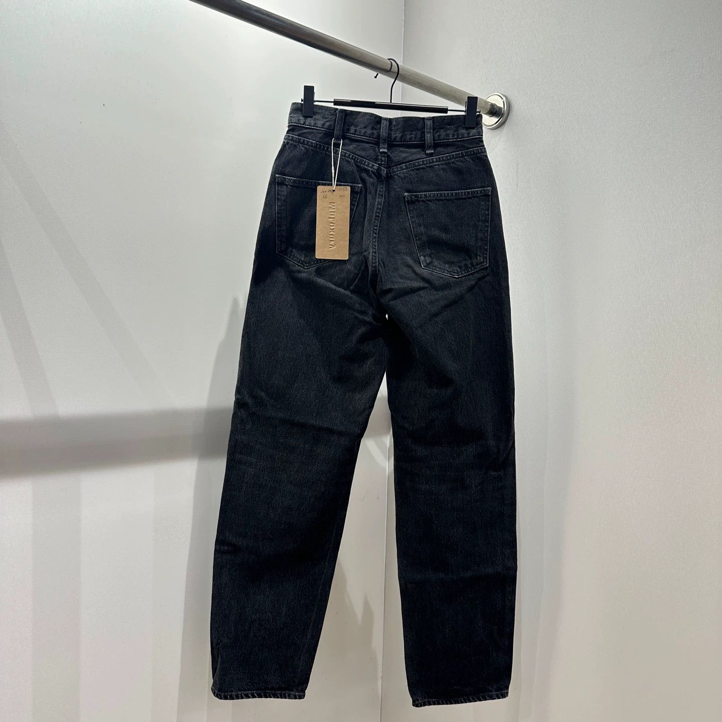 Celine Celine jan394 black washed straight jeans 26 Size 26" / US 2 / IT 38 - 2 Thumbnail