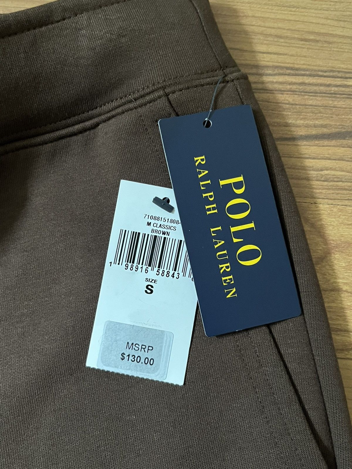 Polo Ralph Lauren Polo Ralph Lauren Double-Knit Jogger Pant Size:Small Brown Size US 29 - 3 Thumbnail