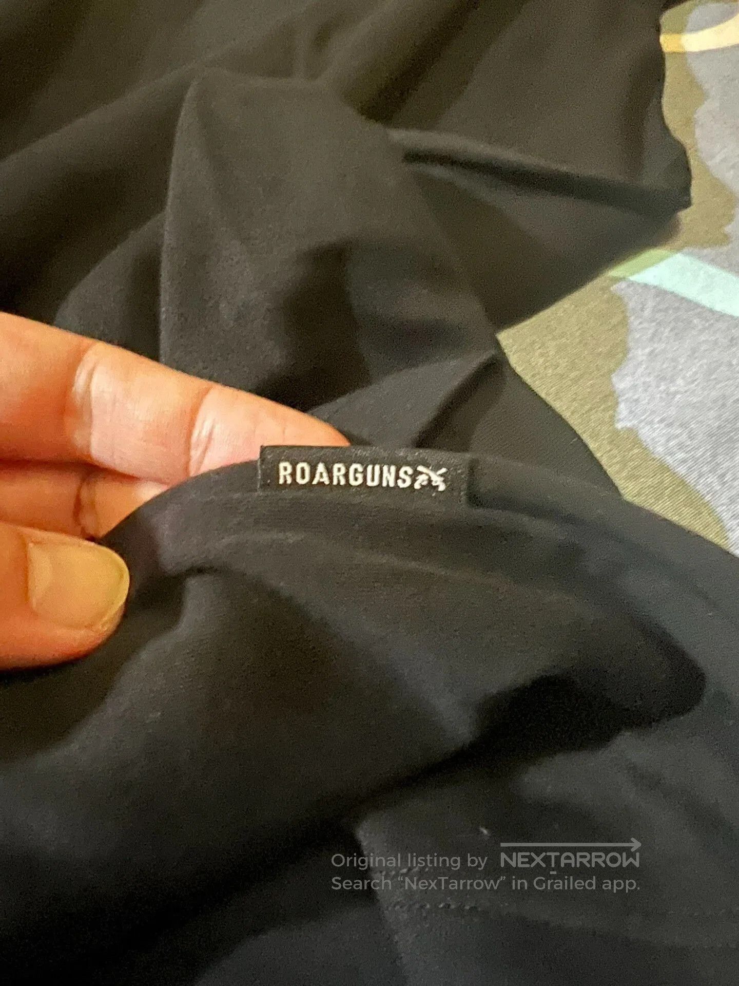 roarguns black high-neck sweatshirt with logo. Size US L / EU 52-54 / 3 - 6 Thumbnail