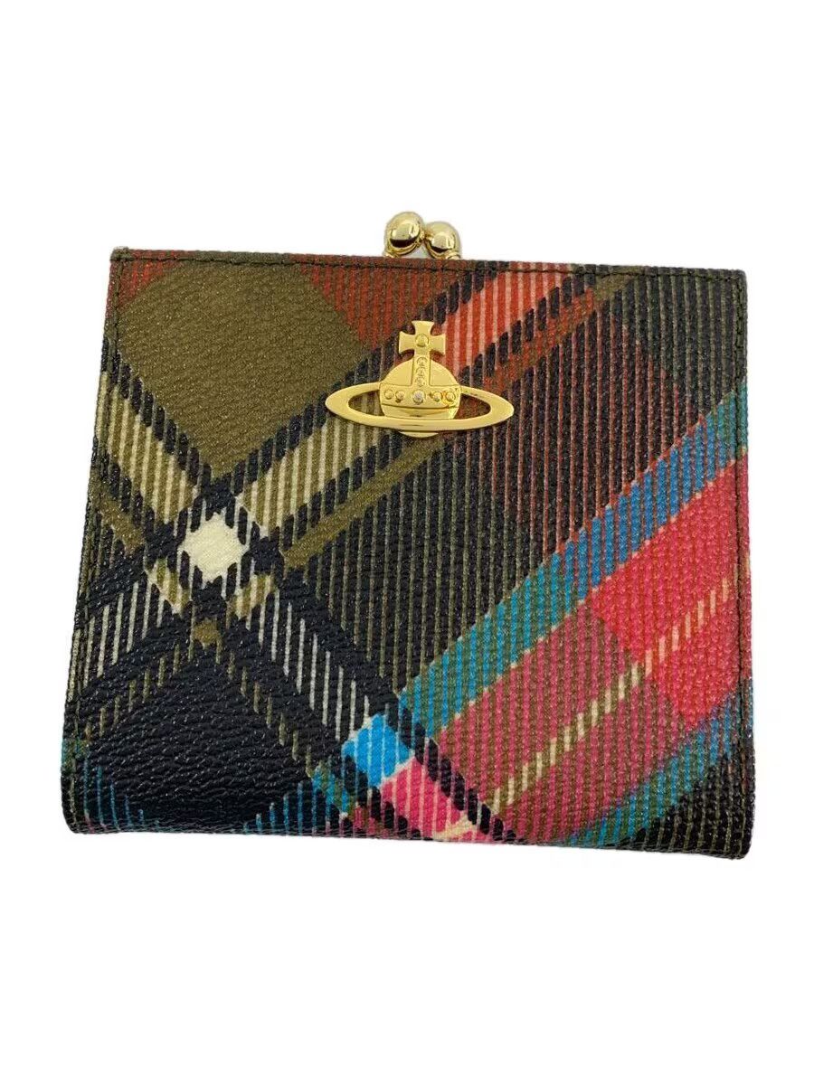 Vivienne Westwood Plaid Orb Wallet Size ONE SIZE - 1 Thumbnail