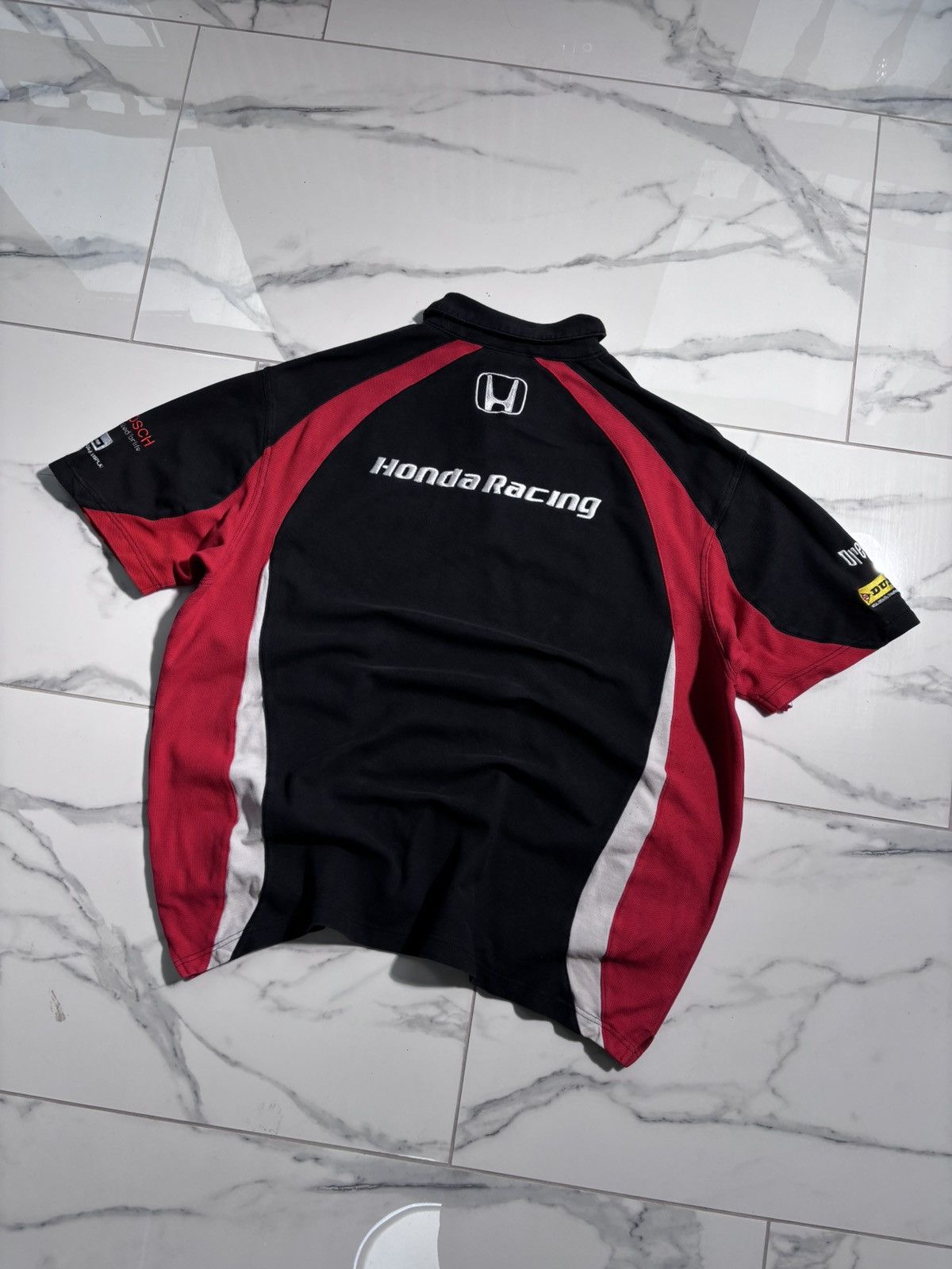 Honda Vintage Racing Honda Polo Rugby Tshirt Japanese Style 00’s Size US XXL / EU 58 / 5 - 1 Thumbnail