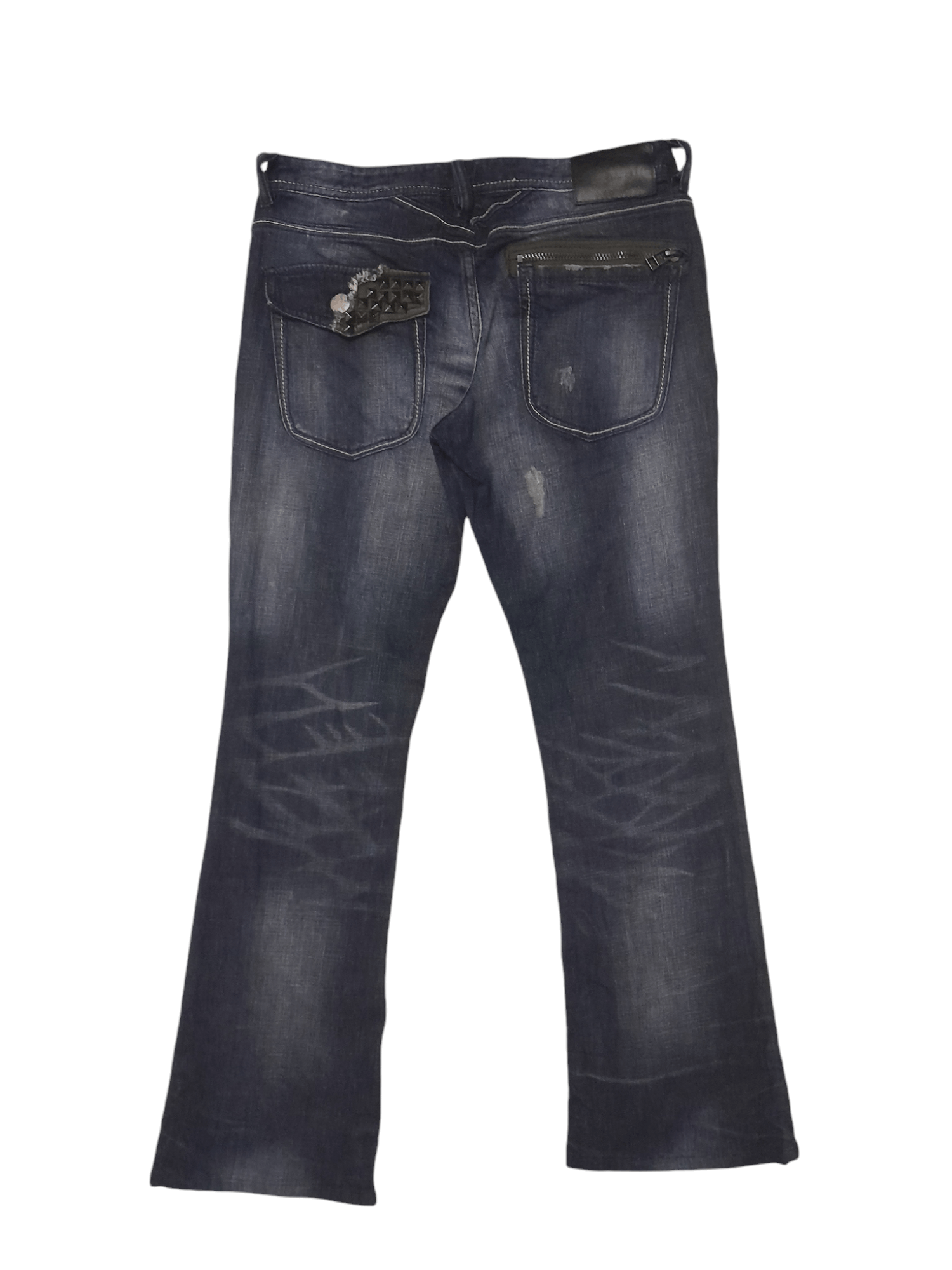 Army Of Me ARMY OF NO! Flare Denim (S 287) Waist 32 Size US 32 / EU 48 - 2 Thumbnail