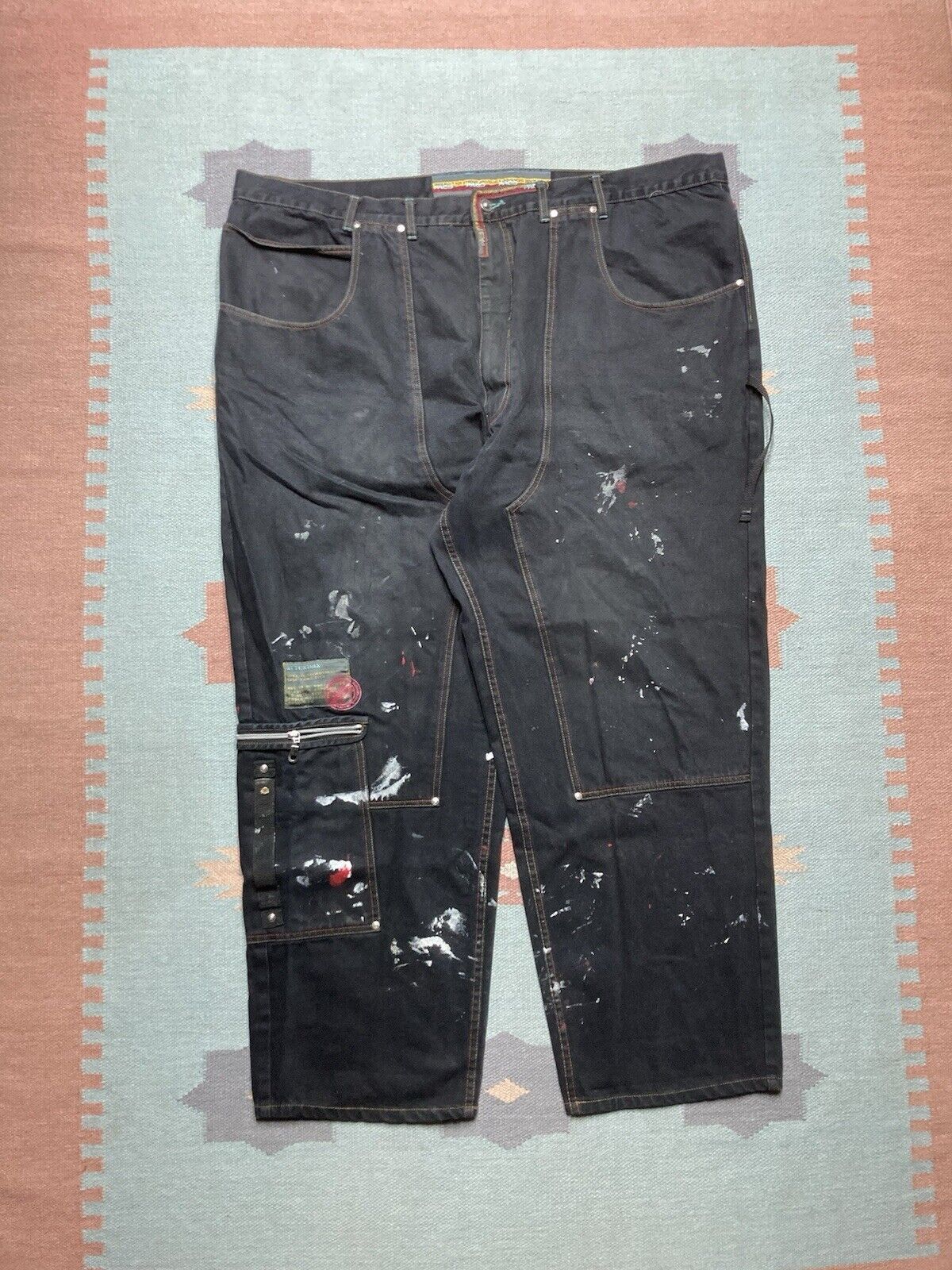 JNCO × Vintage y2k baggy jeans paco goth black skater JNCO massive 50x33 Size US 44 / EU 60 - 6 Thumbnail