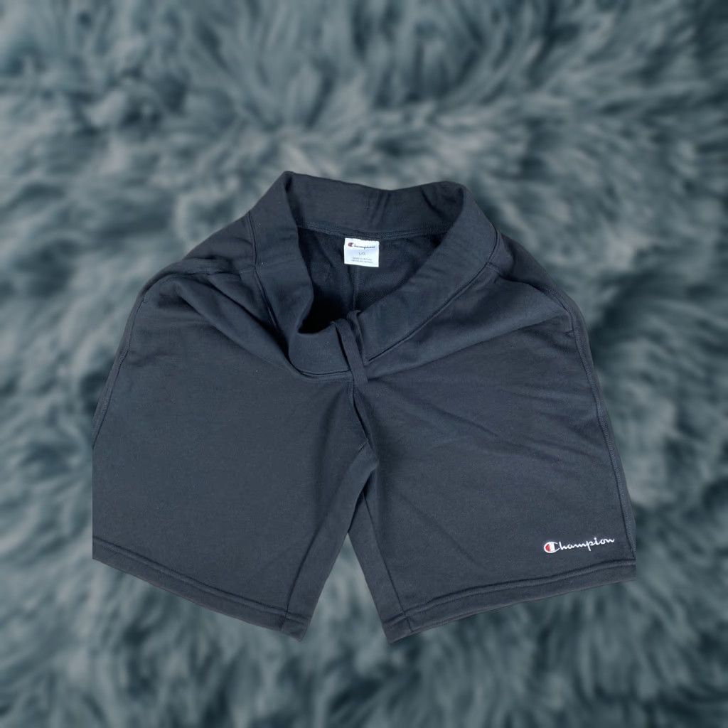 Champion Champion Sweatpant Shorts Mens L Black Casual Athletic Men Regular Sweat Style Casual/Active Wear Size US 33 - 1 Thumbnail