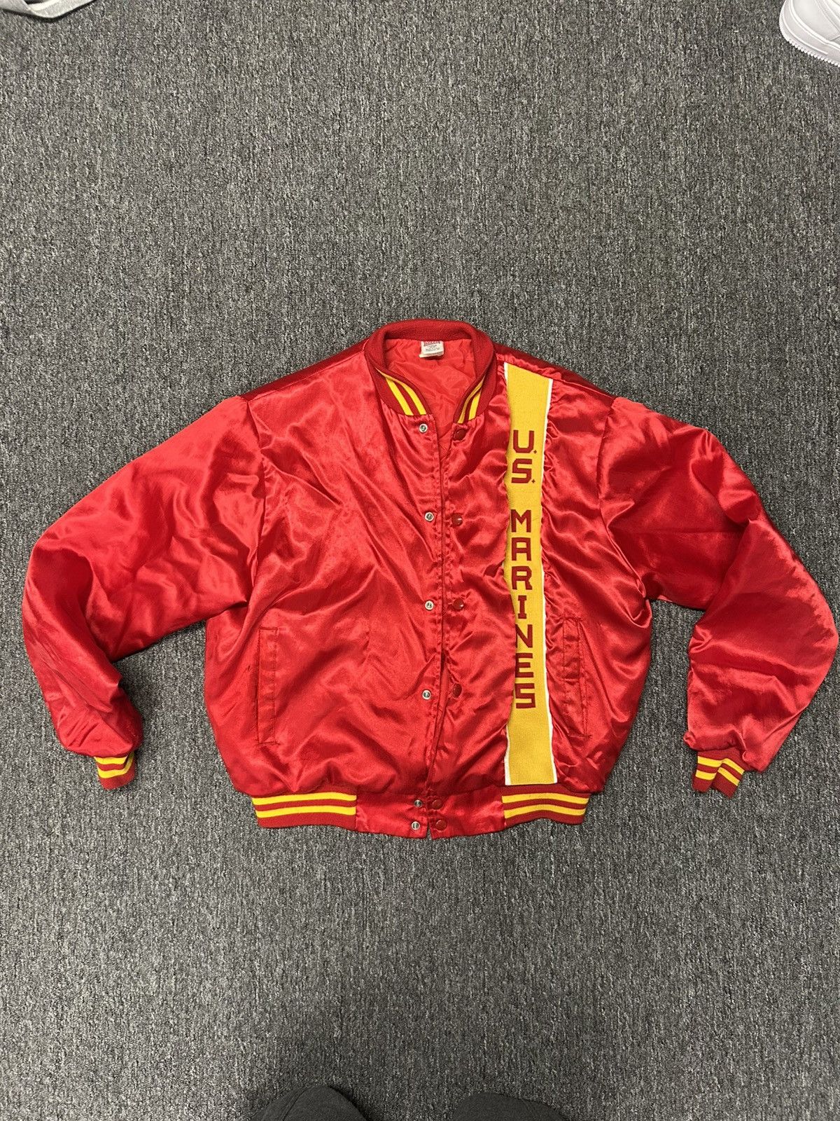 Other Vintage 80s U.S. Marines Satin bomber jacket Size US M / EU 48-50 / 2 - 1 Thumbnail