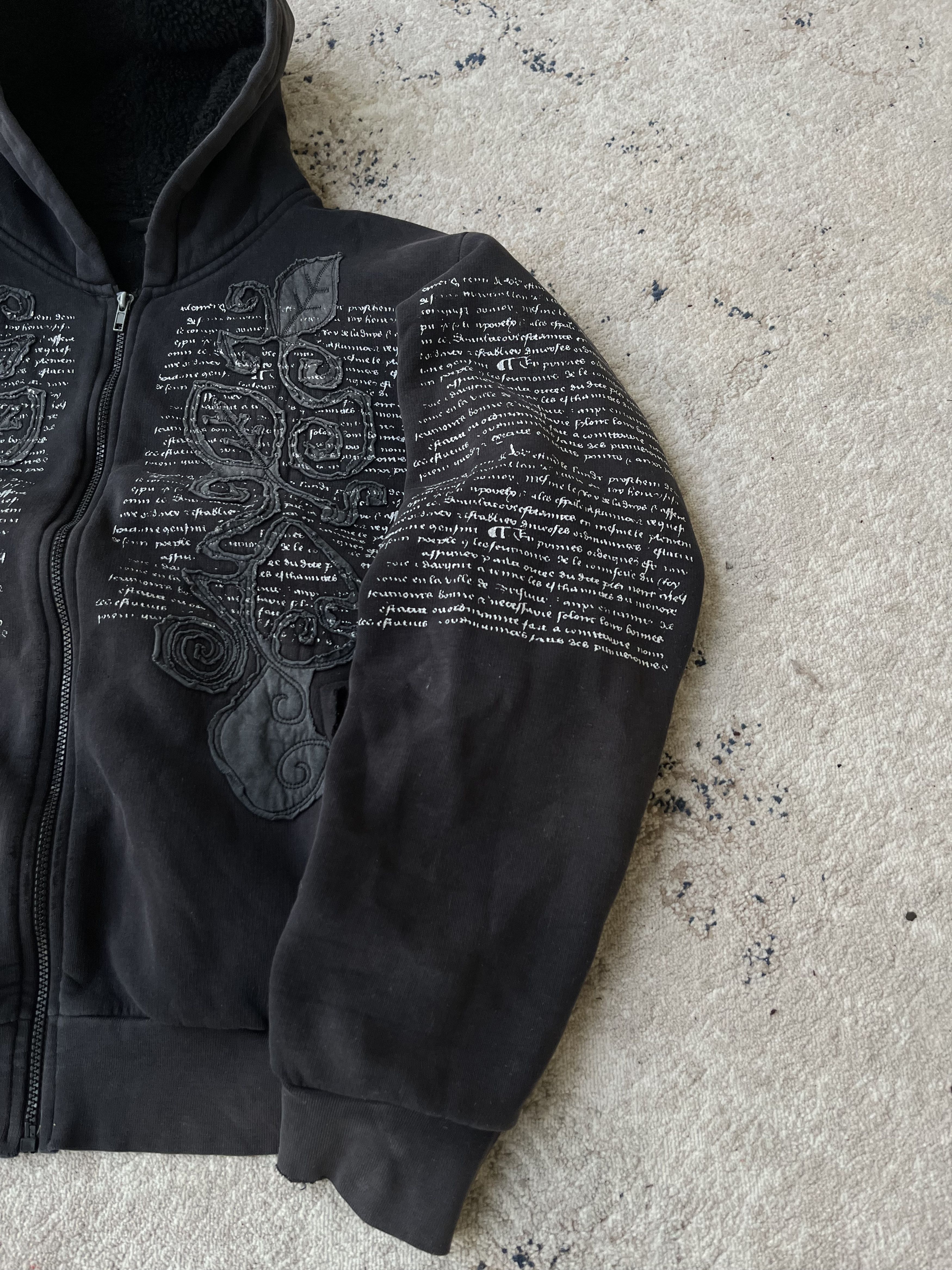 Hysteric Glamour VTG JUNYA WATANABE BALENCIAGA STYLE DISTRESSED BOXY HOODIE Size US L / EU 52-54 / 3 - 6 Thumbnail